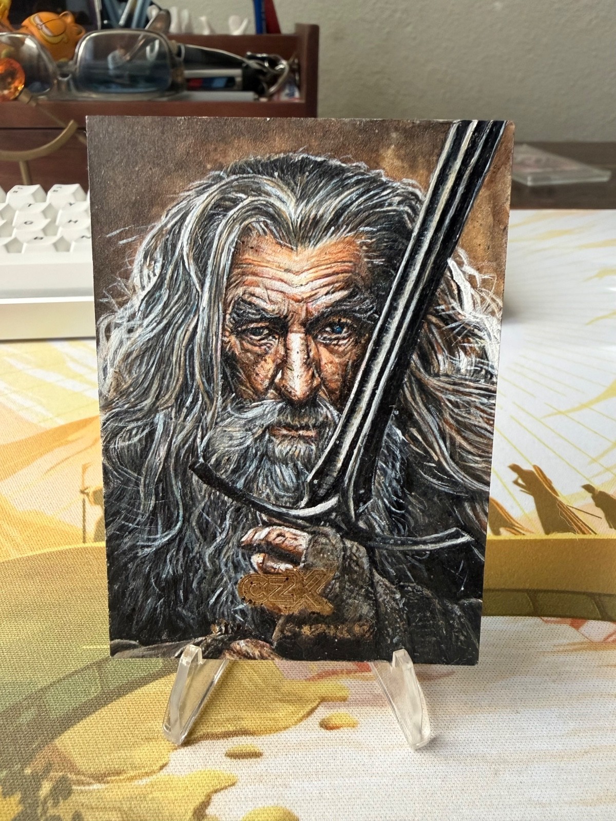 CZX Cryptozoic Middle Earth Sketch Gandalf Lord of the Rings