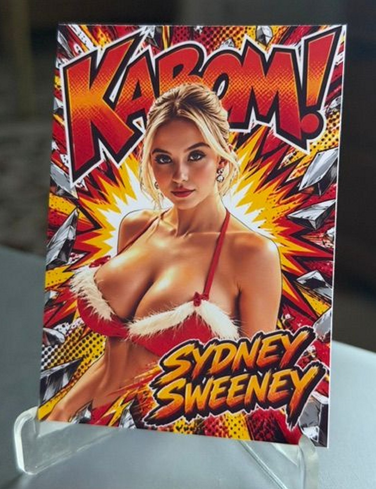 Sydney Sweeney sexy Art Card Blank Back All New