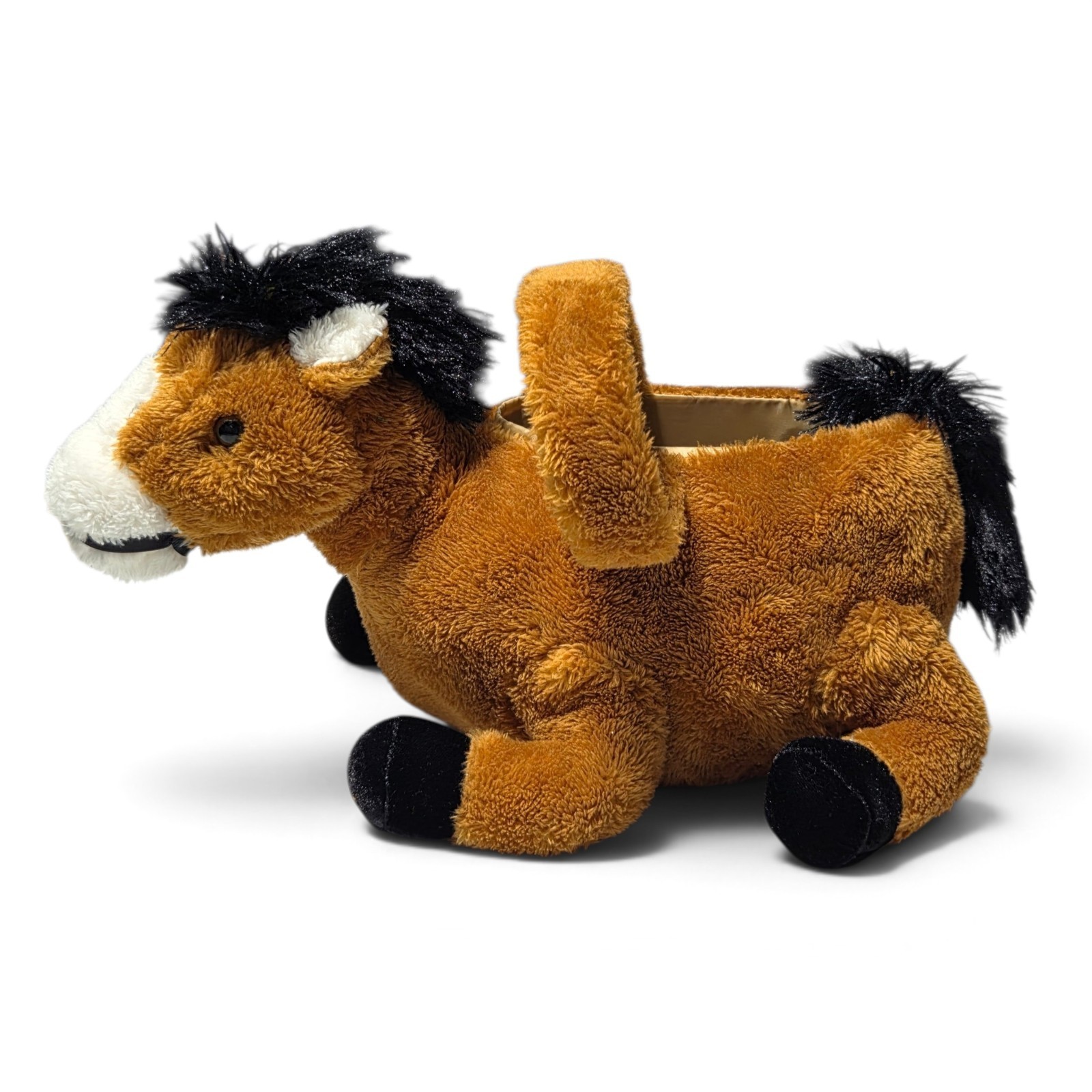 Dan Dee Collector's Choice | Plush Horse Basket Bucket Tote Bag Halloween Easter Dan Dee Collector's Choice | Plush Horse Basket Bucket Tote Bag Halloween Easter