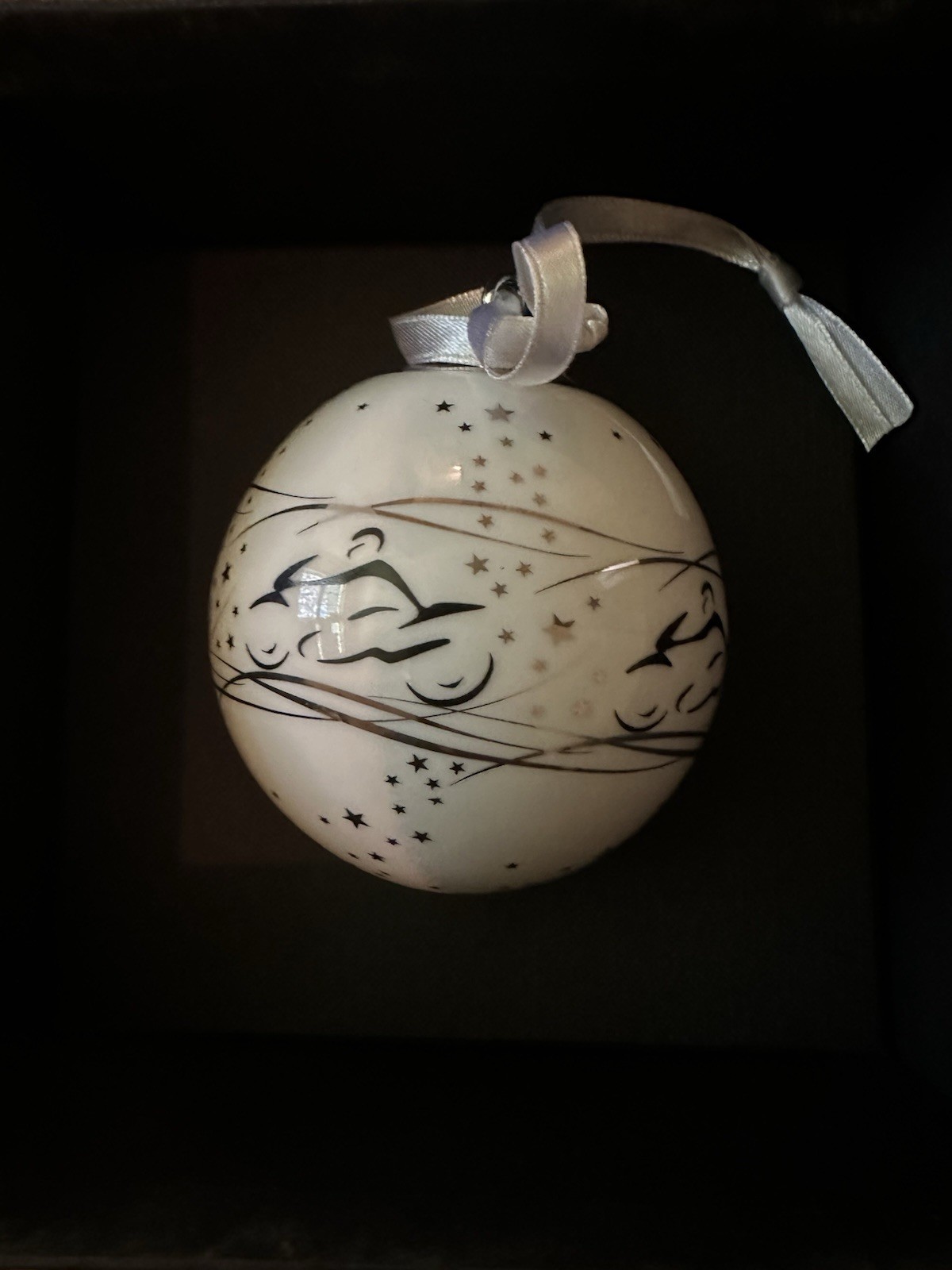 Rosenthal BMW Motorcycles Limited Edition Christmas Ornament 2001 Rare