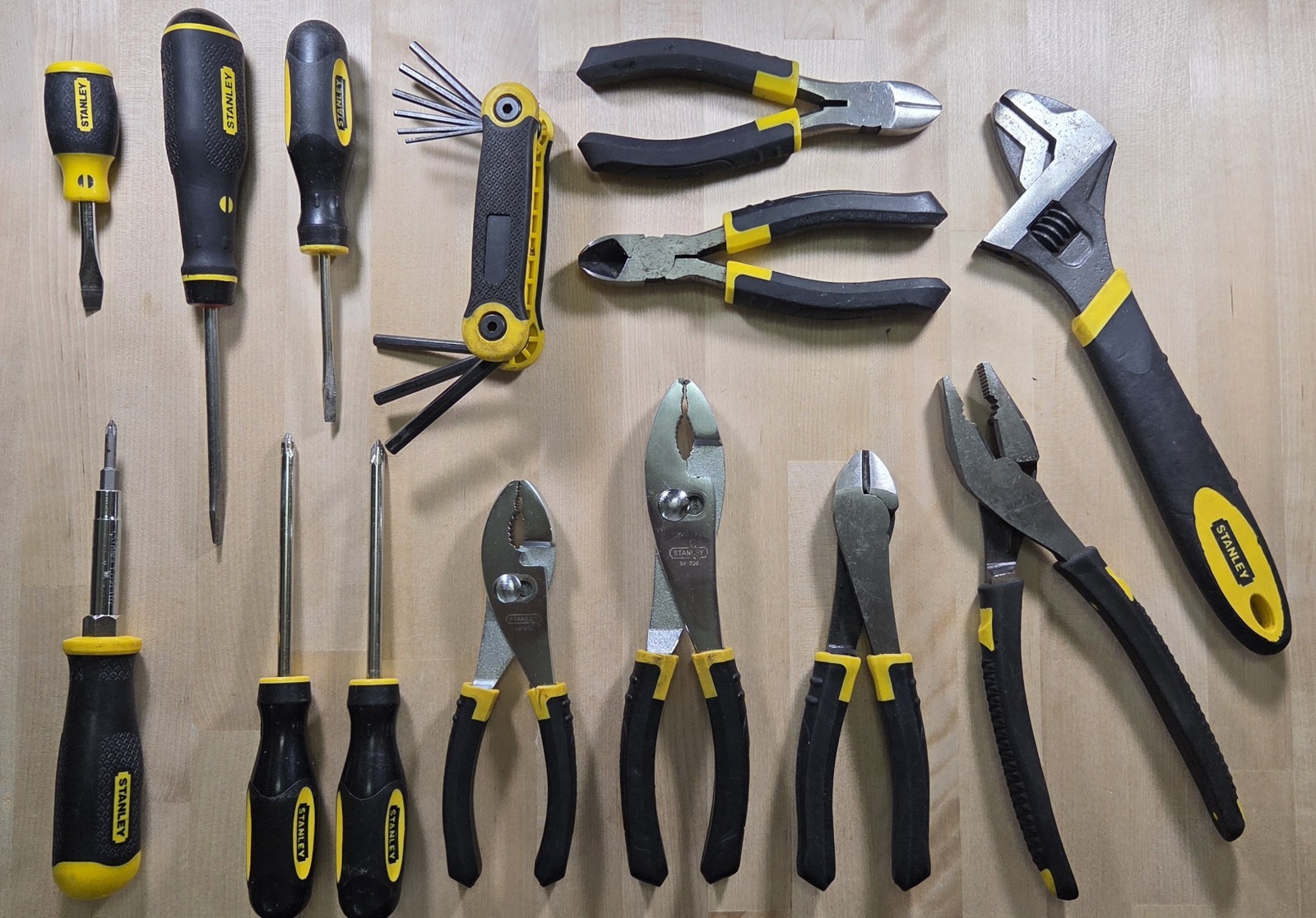 Vintage Stanley Tool Set of 14 Made In USA