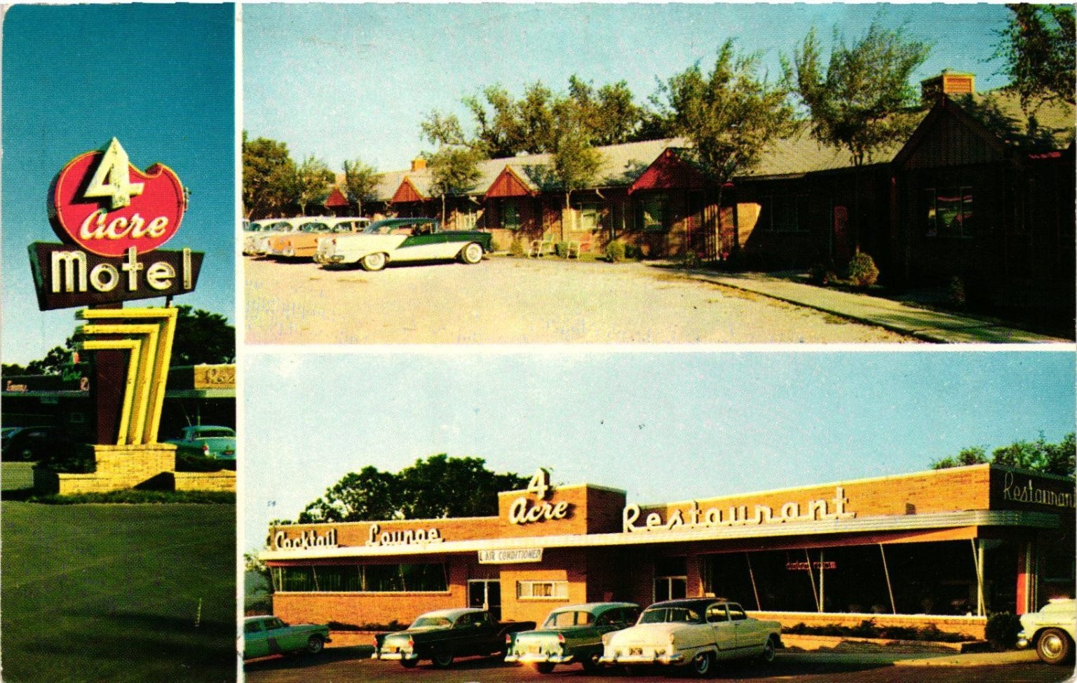 4 Acre Motel Kansas City Missouri Chrome Vintage Postcard US 71 Highway 4 Acre Motel Kansas City Missouri Chrome Vintage Postcard US 71 Highway