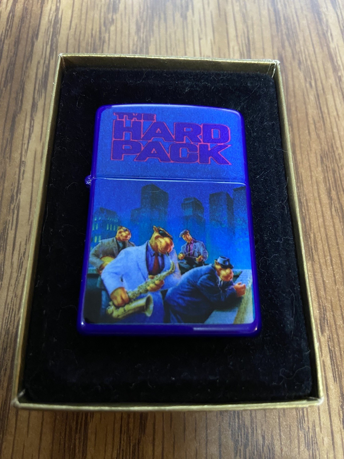 Vintage Camel The Hard Pack Purple Matte Zippo Lighter