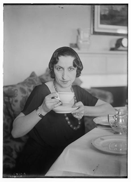 Photo:Galli-Curci Portrait Woman Drinking Tea ca 1915 1920