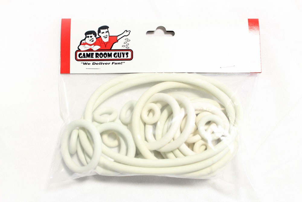 Bally Capersville Pinball Machine Replacement Repair Rubber Ring Kit White