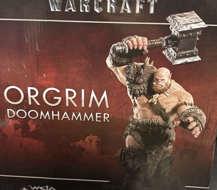 WORLD OF WARCRAFT  ORGRIM Doomhammer Statue 2016 WETA WORKSHOP