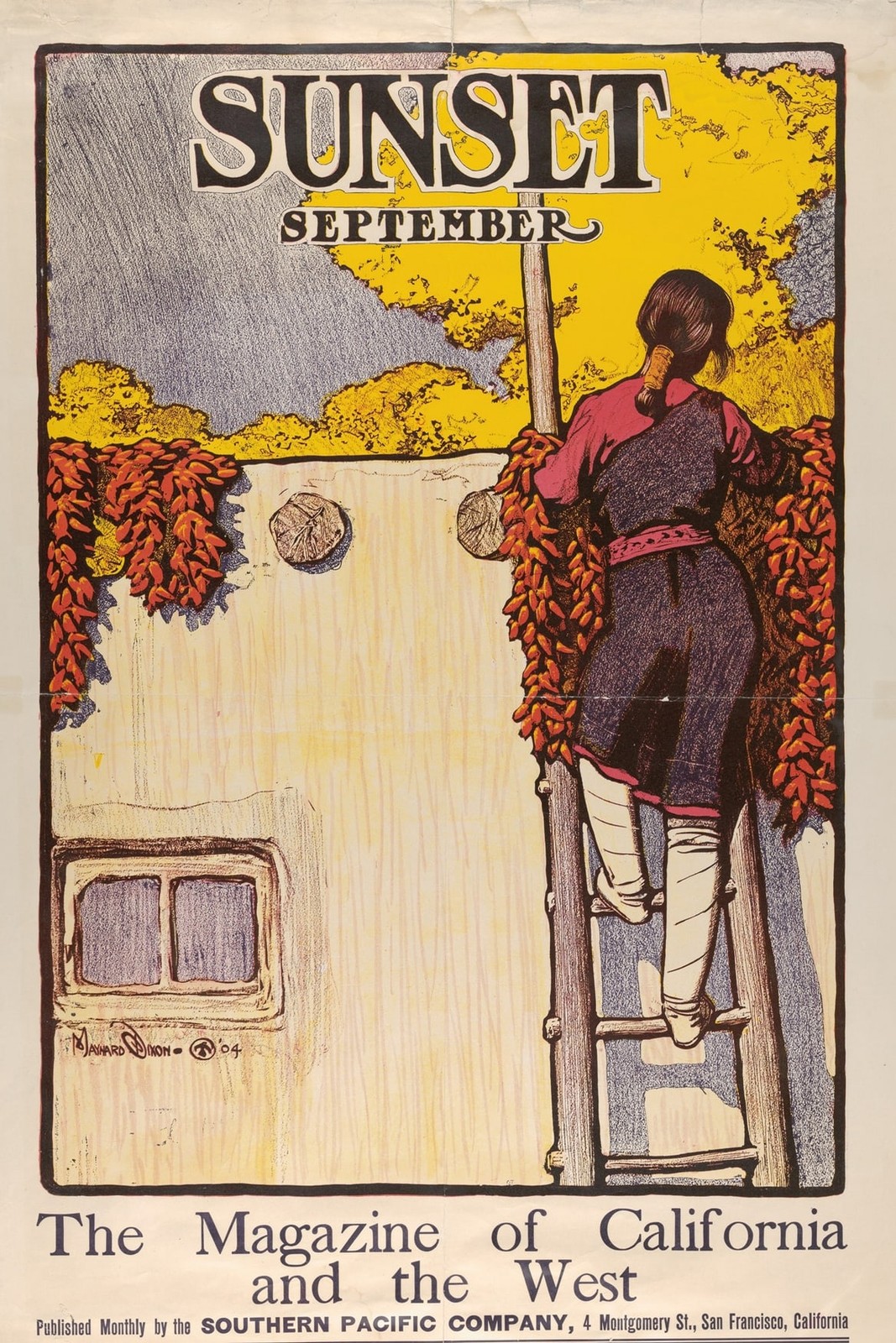 🌅 Sunset Magazine (1904) - Vintage California Poster 24x36” - Premium Matte 🌅 Sunset Magazine (1904) - Vintage California Poster 24x36” - Premium Matte