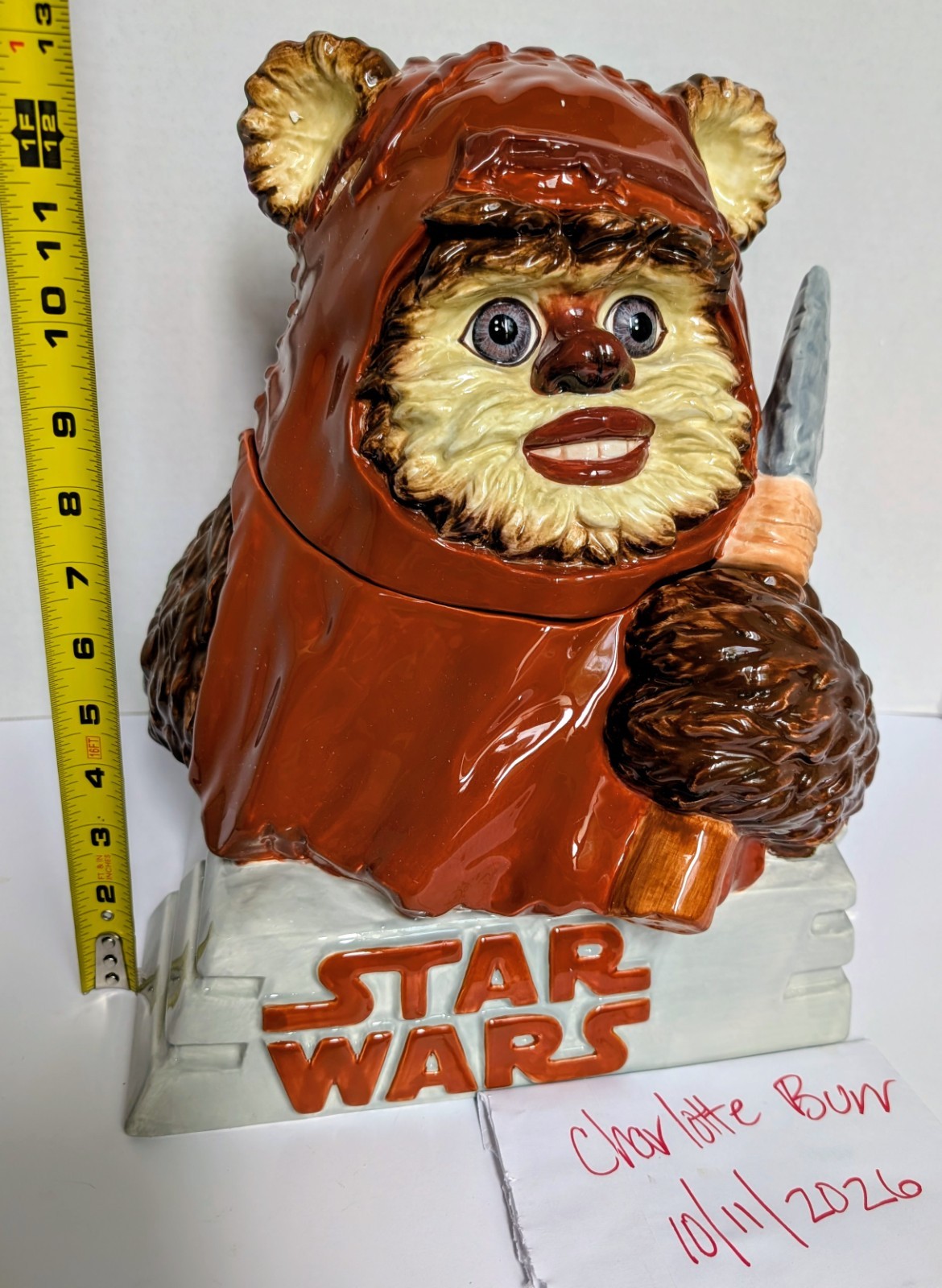 RARE New In Box Wicket Ewok Cookie Jar Limited Edition #584/1000 Star Wars MINT RARE New In Box Wicket Ewok Cookie Jar Limited Edition #584/1000 Star Wars MINT