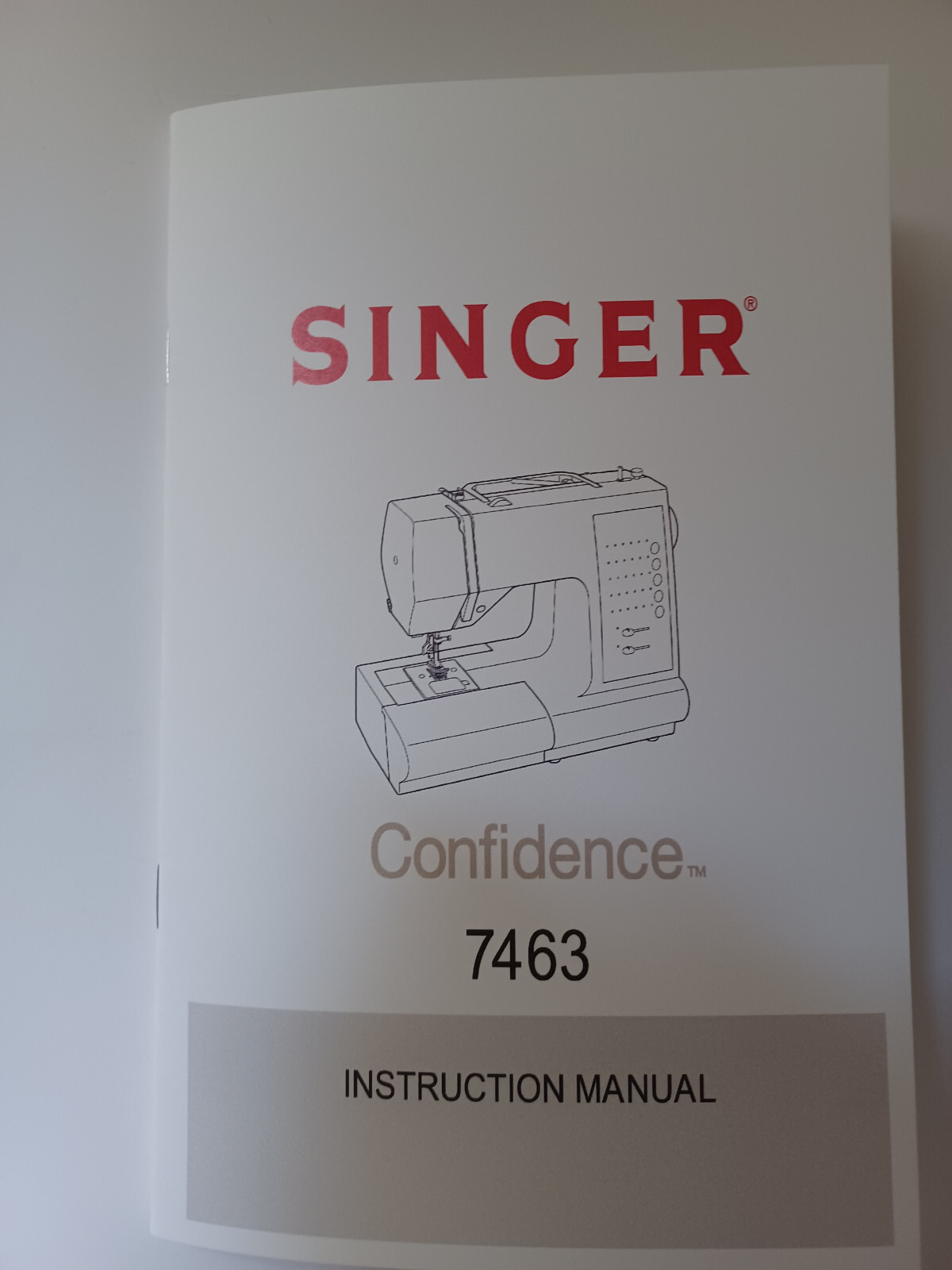 Singer 7463 Manual Confidence Sewing Machine Owners (Reprint) Singer 7463 Manual Confidence Sewing Machine Owners (Reprint)