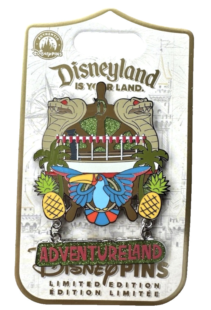 Disney 2026 Disneyland is your Land Adventureland Jungle Cruise Tiki Bird LE Pin Disney 2026 Disneyland is your Land Adventureland Jungle Cruise Tiki Bird LE Pin