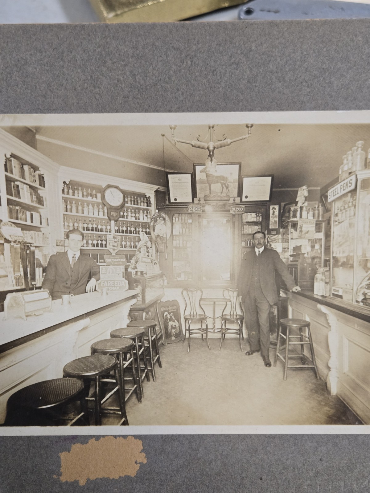 Rare Old Antique 1910 Cabinet Photo Lancaster PA J E Ranck Drug Store Apothecary Rare Old Antique 1910 Cabinet Photo Lancaster PA J E Ranck Drug Store Apothecary