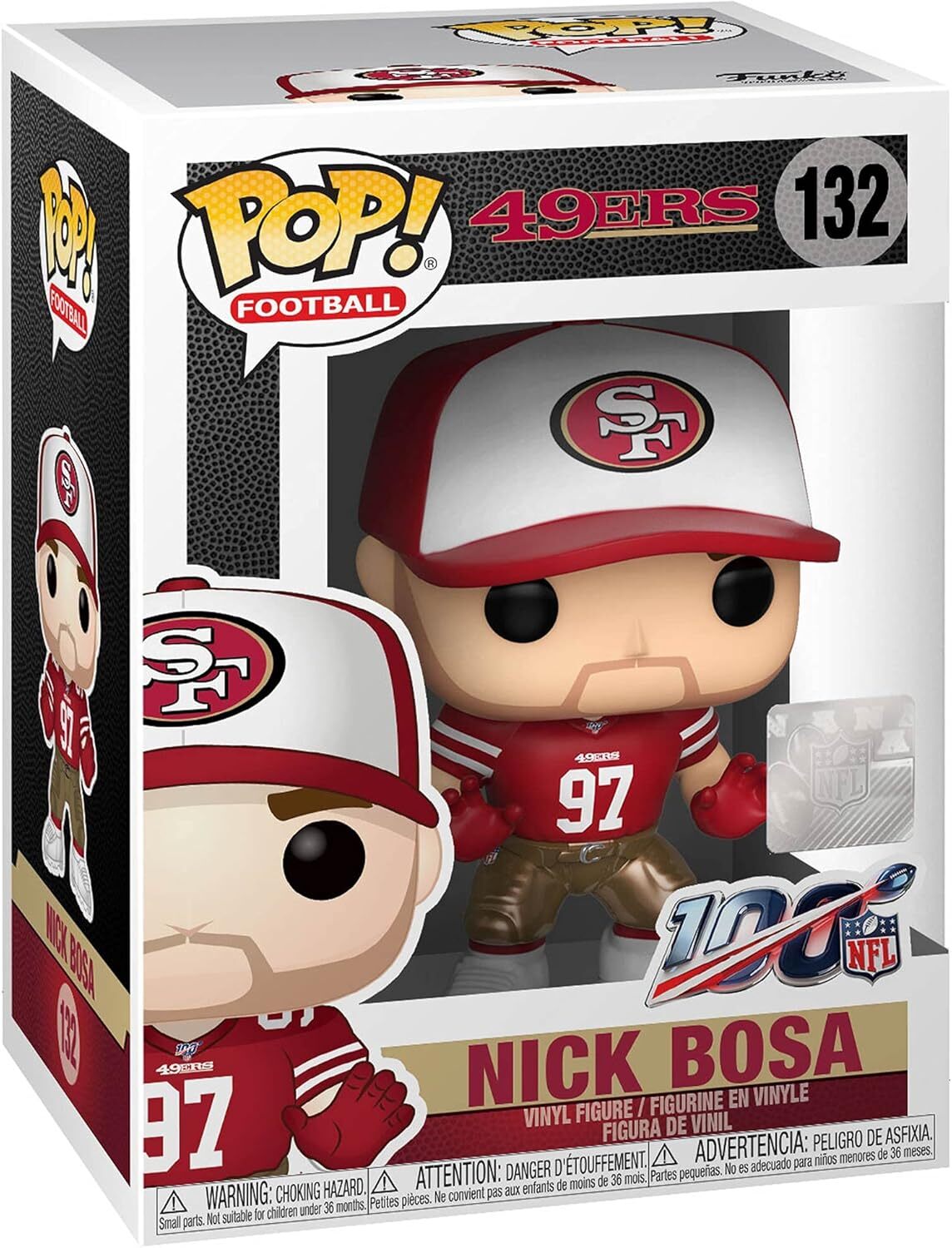 NICK BOSA - SAN FRANCISCO 49ERS - FUNKO POP - BRAND NEW - NFL 42878