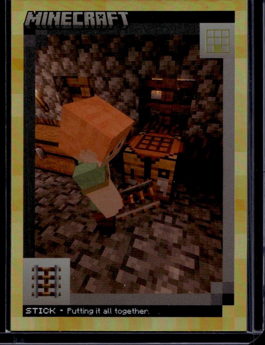 2024 Panini Minecraft #125 Stick Gold