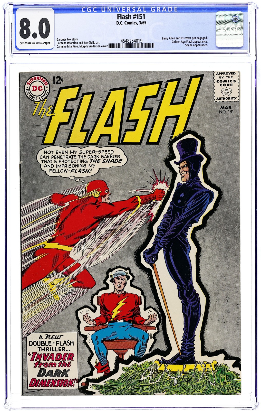 Flash #151 CGC 8.0 1965 4548254019