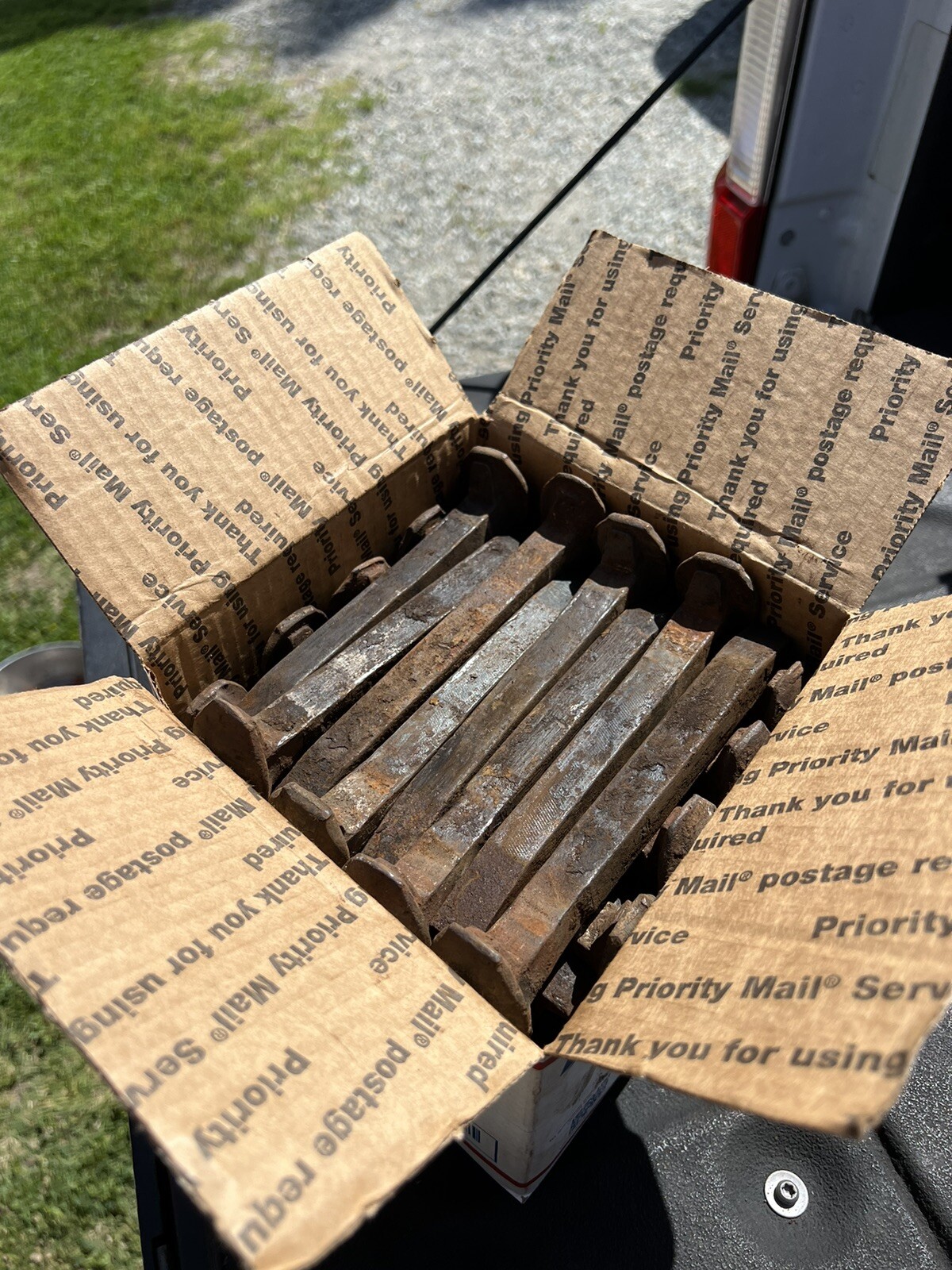 Lot of 20 High Carbon Railroad Spikes Lot of 20 High Carbon Railroad Spikes