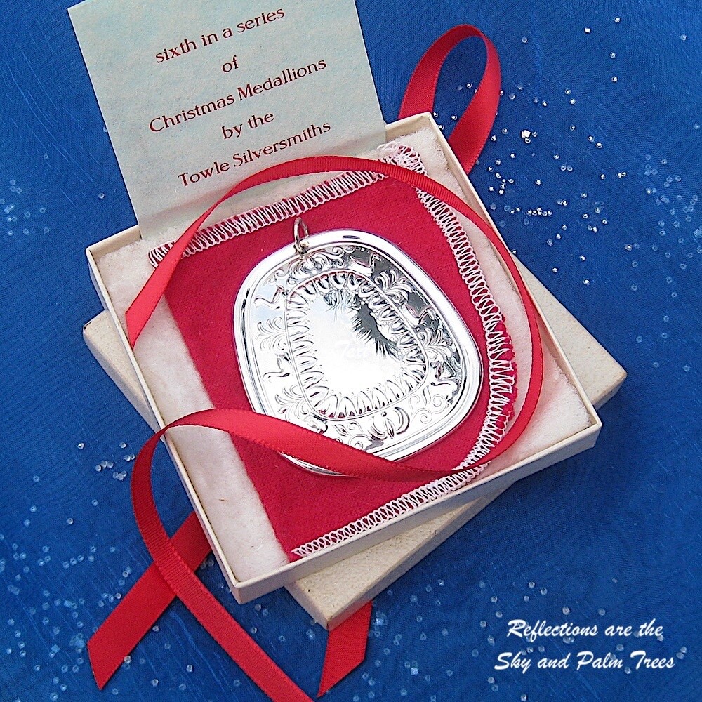 NEW • Towle 1976 Sterling SIX GEESE a-LAYING - 12 DAYS OF CHRISTMAS MEDALLION