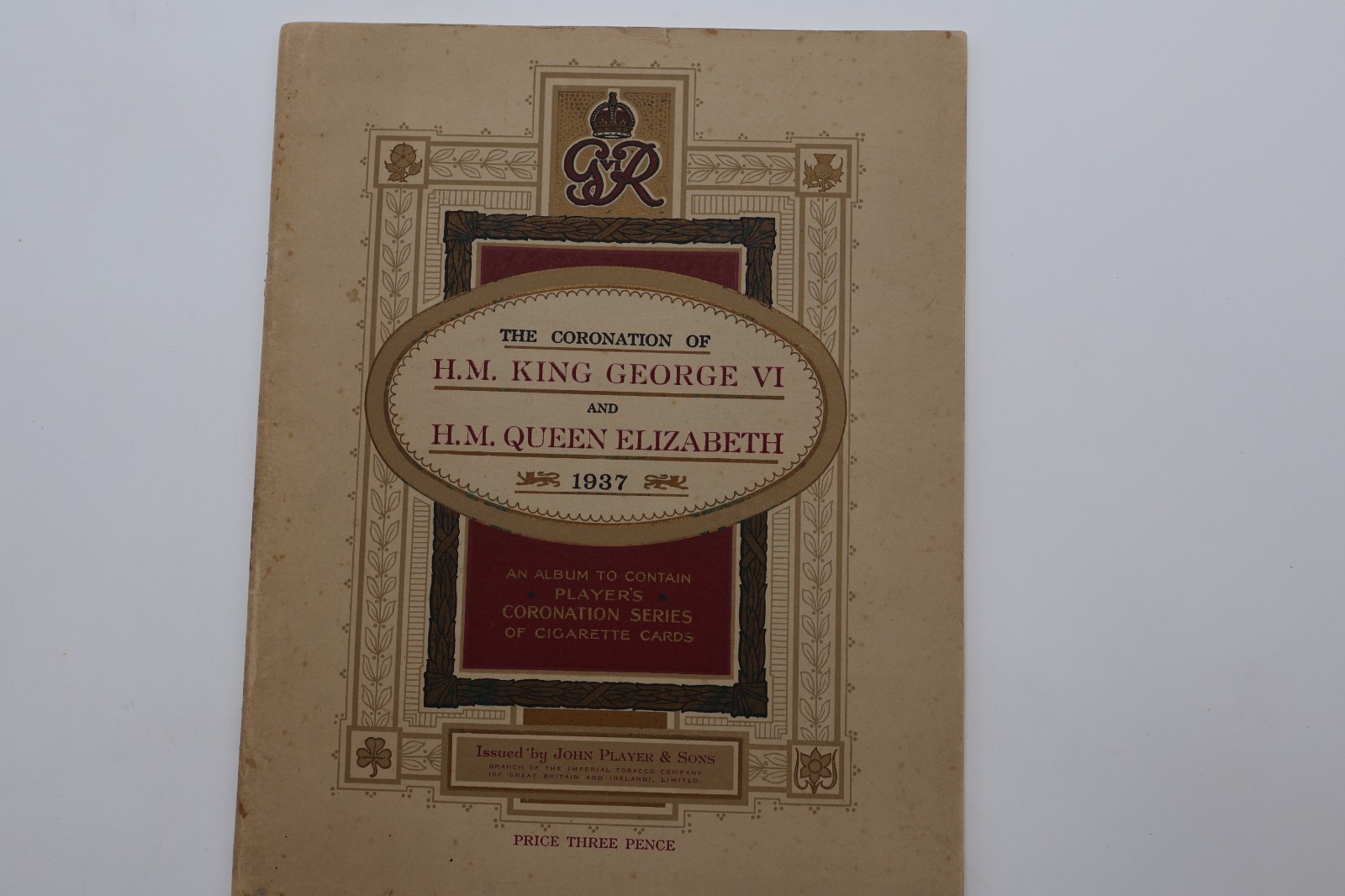 1937 GEORGE VI ELIZABETH CORONATION PLAYERS CIGARETTE CARD SET 24