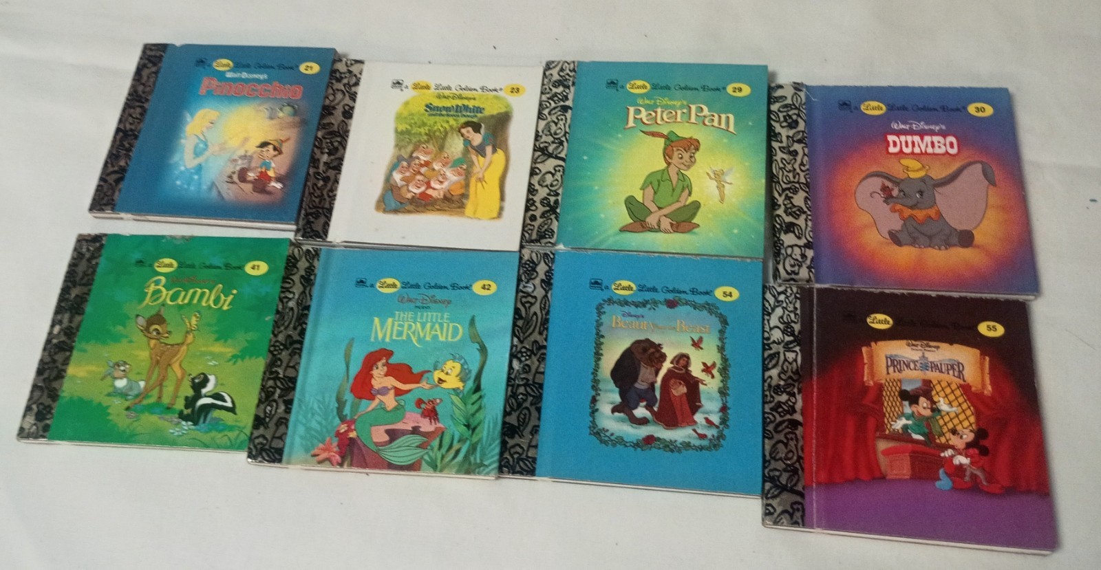 Lot Of 8 Vintage Little Golden Books Featuring Disney Characters Lot Of 8 Vintage Little Golden Books Featuring Disney Characters