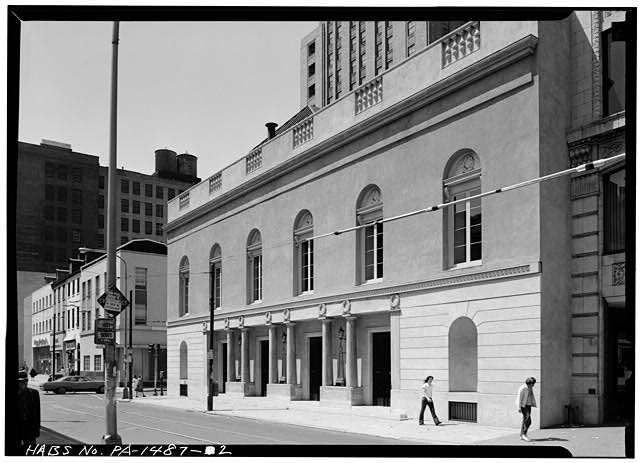 Photo:Walnut Street Restored Theater Front Elevation 1900s Building View