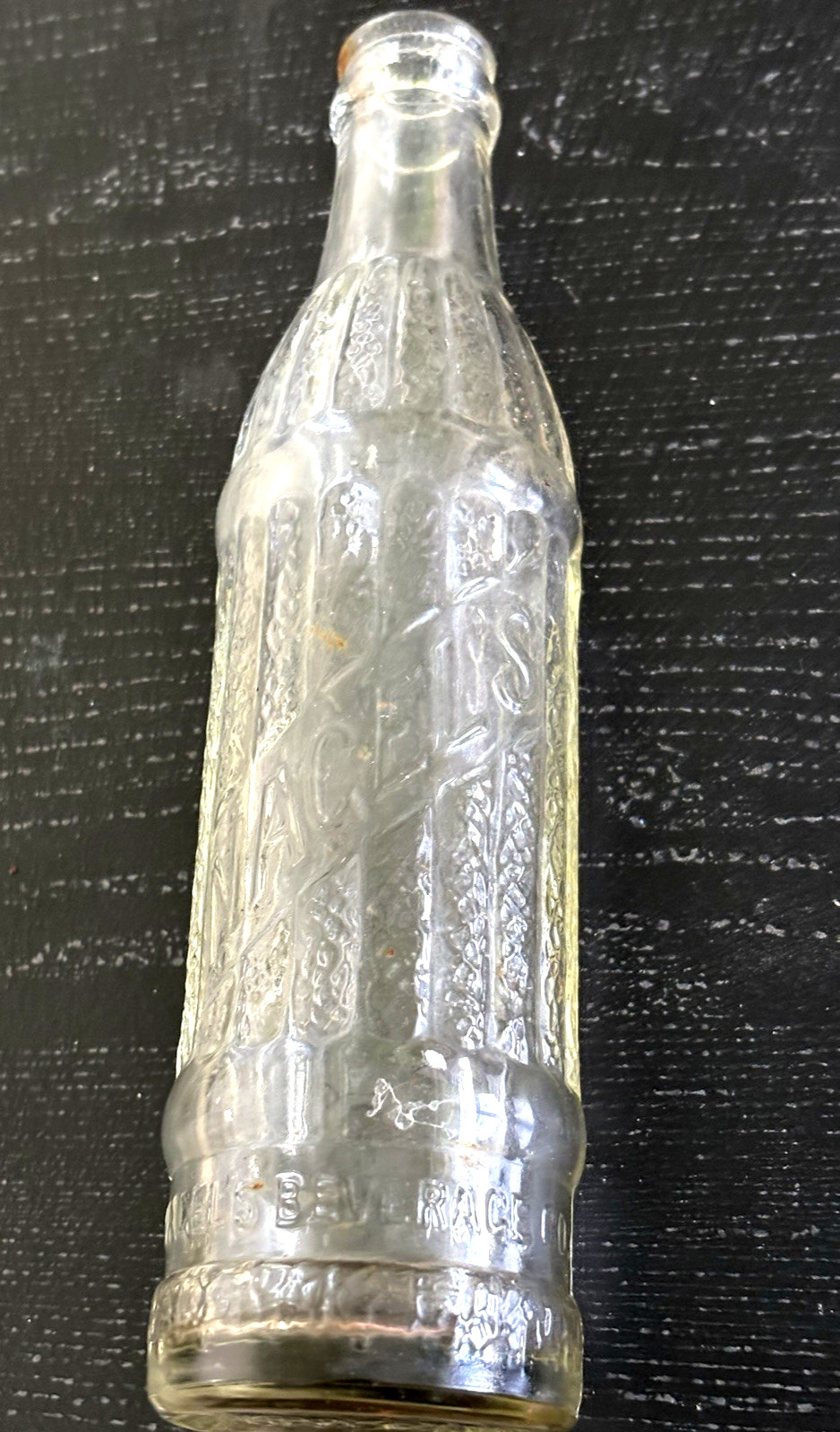 Vintage Rare Nagel's Beverage Co. Glass Soda Pop Bottle Boise Idaho 8 5/8 Tall