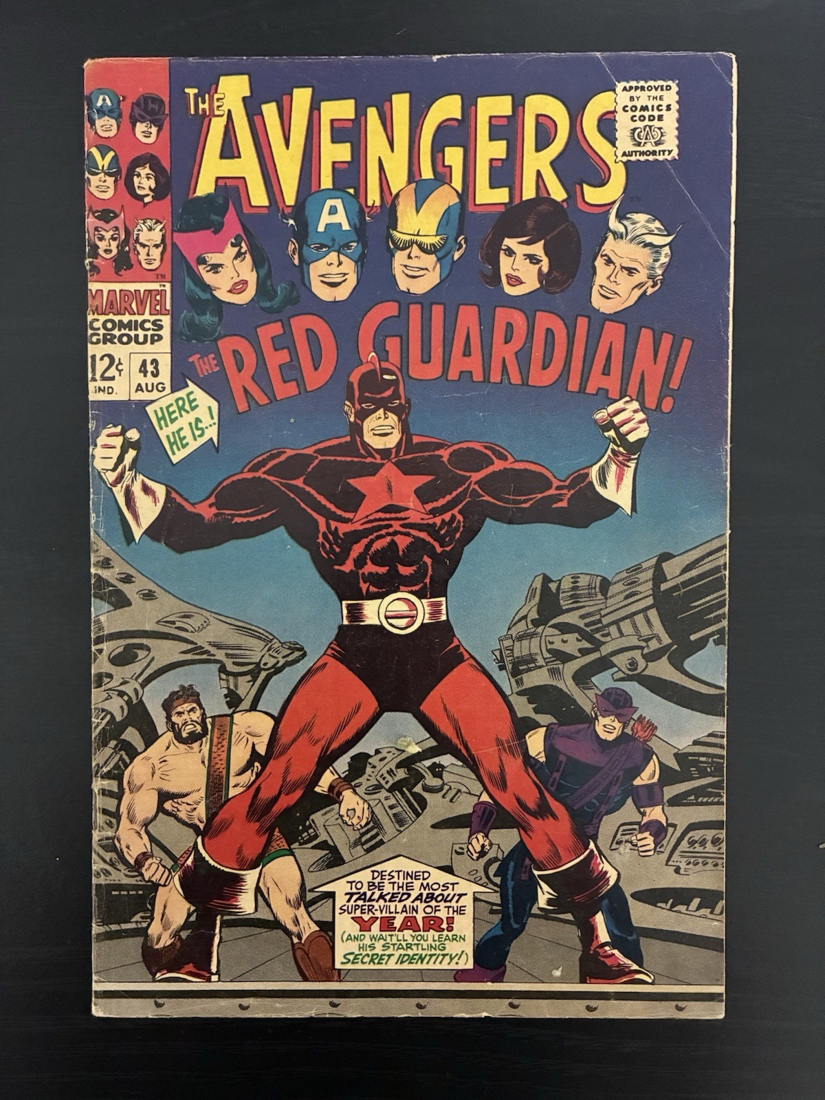 Marvel Comics The Avengers #43 (Aug) Silver Age Roy Thomas \