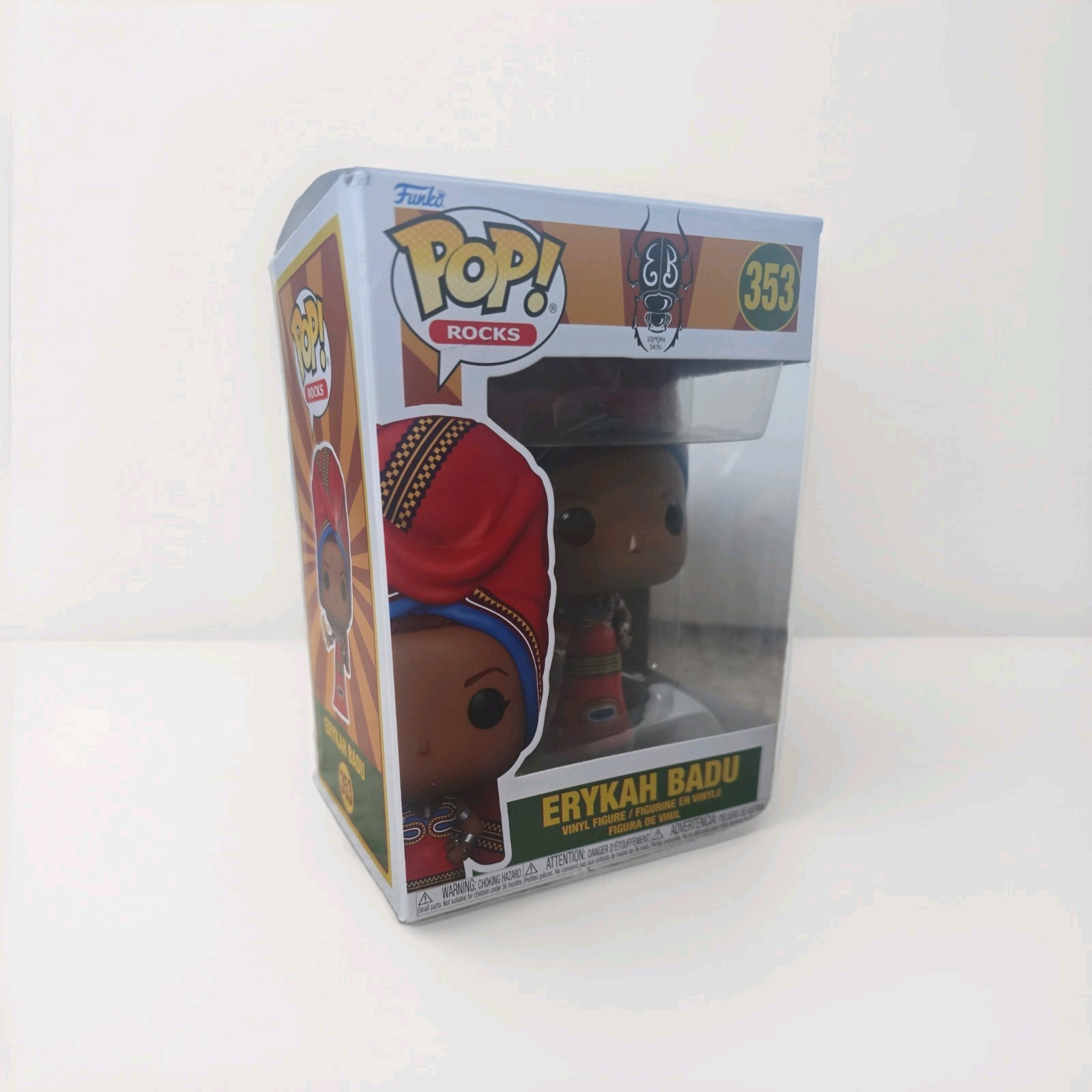 Funko Pop Rocks Erykah Badu #353 Vinyl Pop Figure, Multicolor