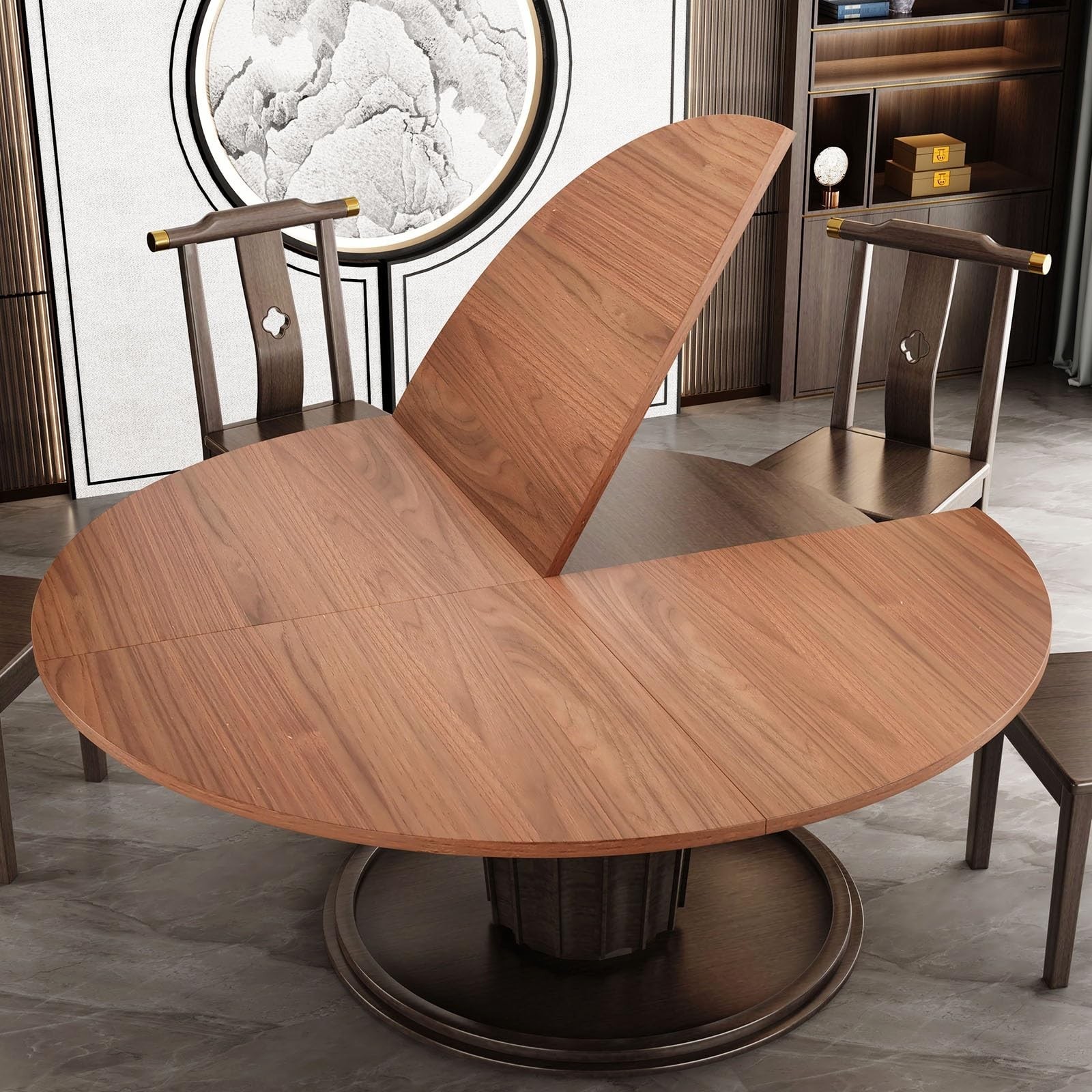 Wood Round Foldable Table Top Only Large Portable Tabletop for Desktop Transf... Wood Round Foldable Table Top Only Large Portable Tabletop for Desktop Transf...