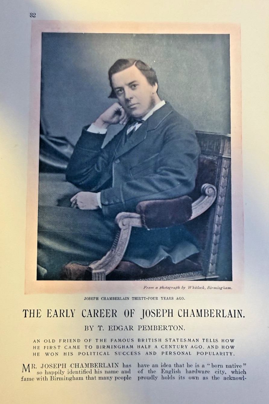 1905 Early Career Of British Politician Joseph Chamberlain 1905 Early Career Of British Politician Joseph Chamberlain