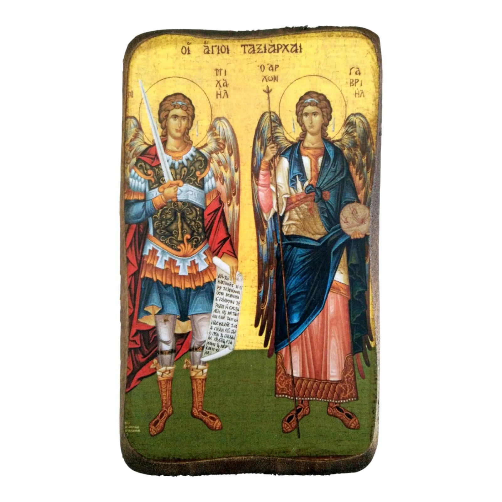 Iconsgr Wooden Greek Christian Orthodox Wood Icon of 3.5 Iconsgr Wooden Greek Christian Orthodox Wood Icon of 3.5
