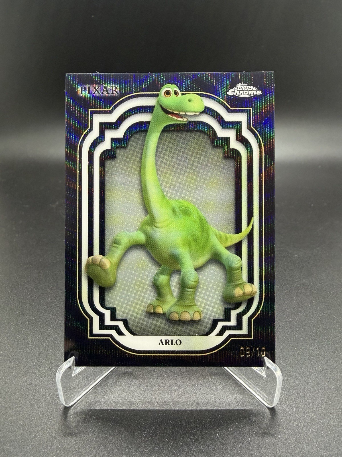 2024 Topps Chrome Disney Arlo Black Refractor /10 #164 The Good Dinosaur