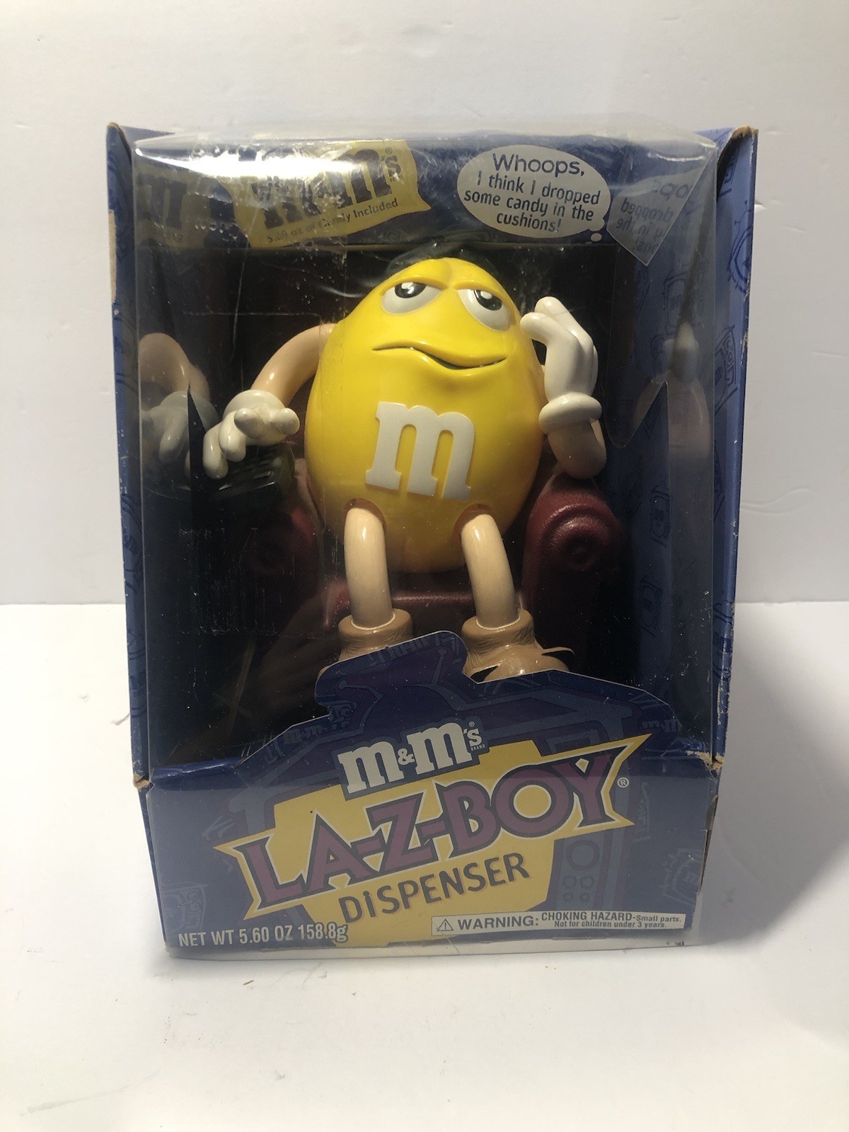 Vintage 1999 Limited Edition M&M’s La-Z-Boy Yellow Candy Dispenser