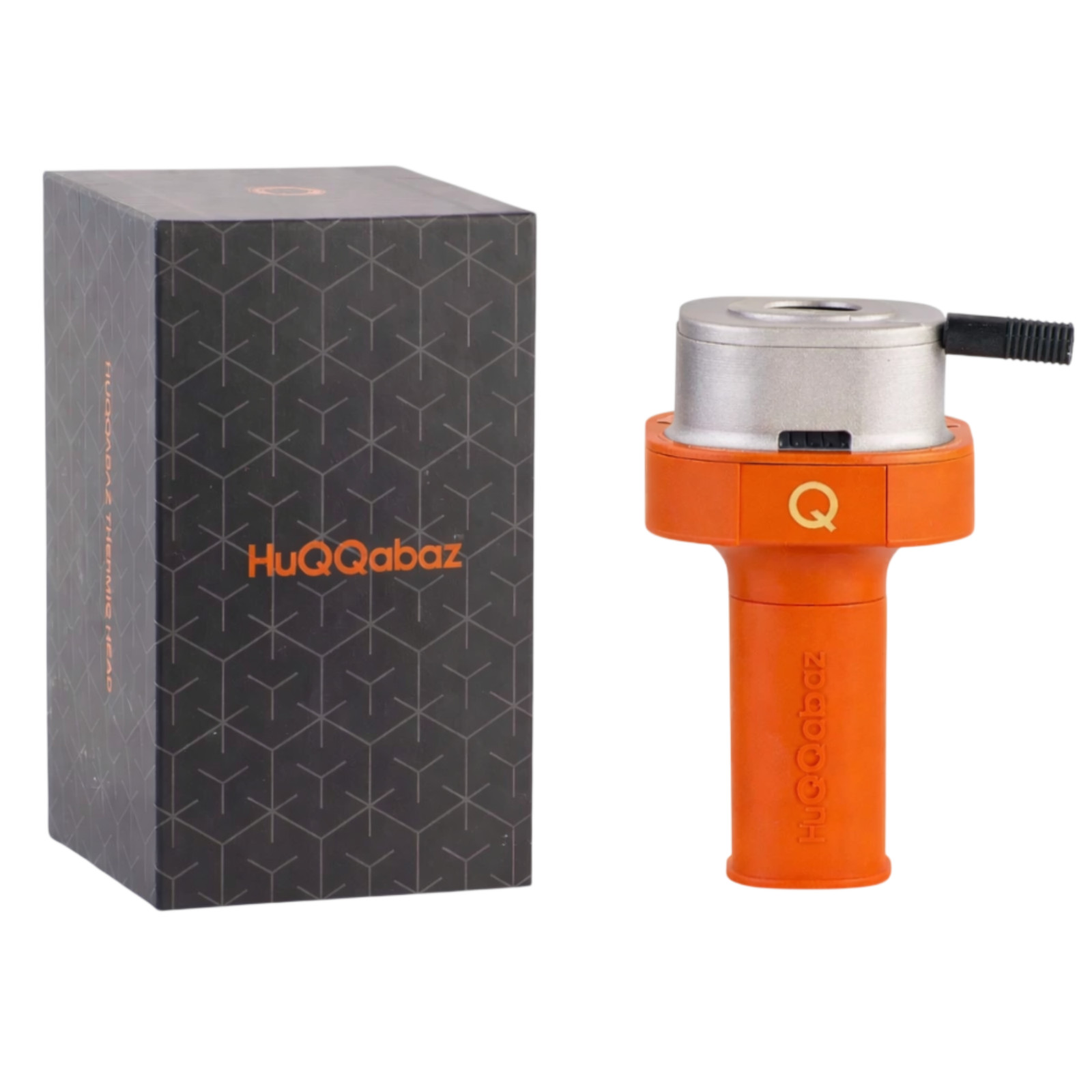 Glass HuQQabaz Orange Hookah HMD Heat Management Glass HuQQabaz Orange Hookah HMD Heat Management
