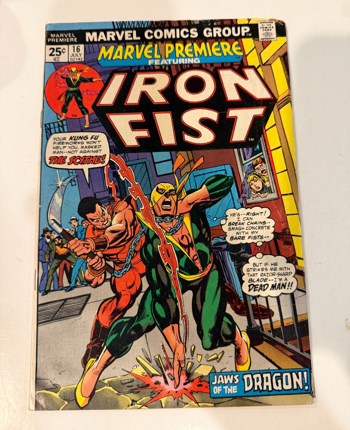 Marvel Comics Iron Fist #16 Marvel Premiere