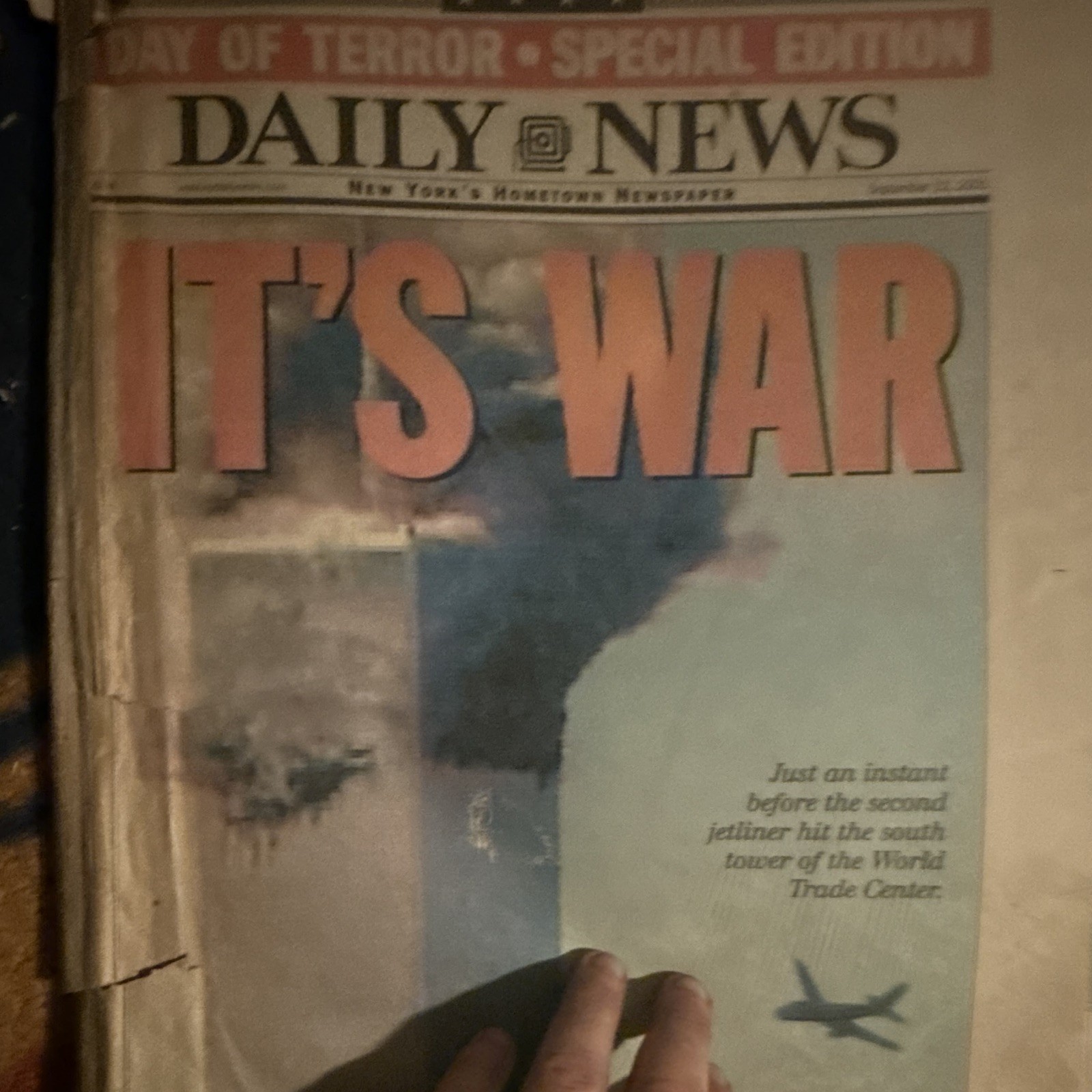 NY Daily News 9/11 Sept 12, 2001 SPECIAL EDITION NY Daily News 9/11 Sept 12, 2001 SPECIAL EDITION