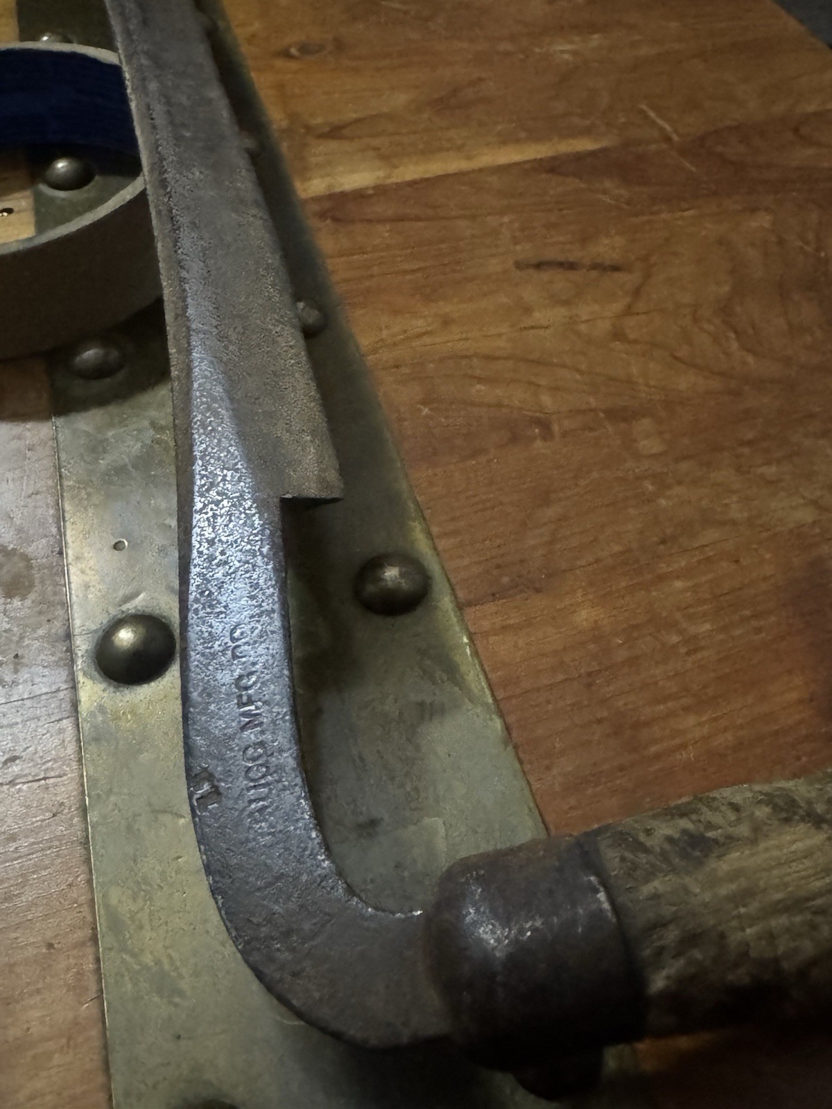 Antique Vintage RUGG MFG CO Draw Knife 10\