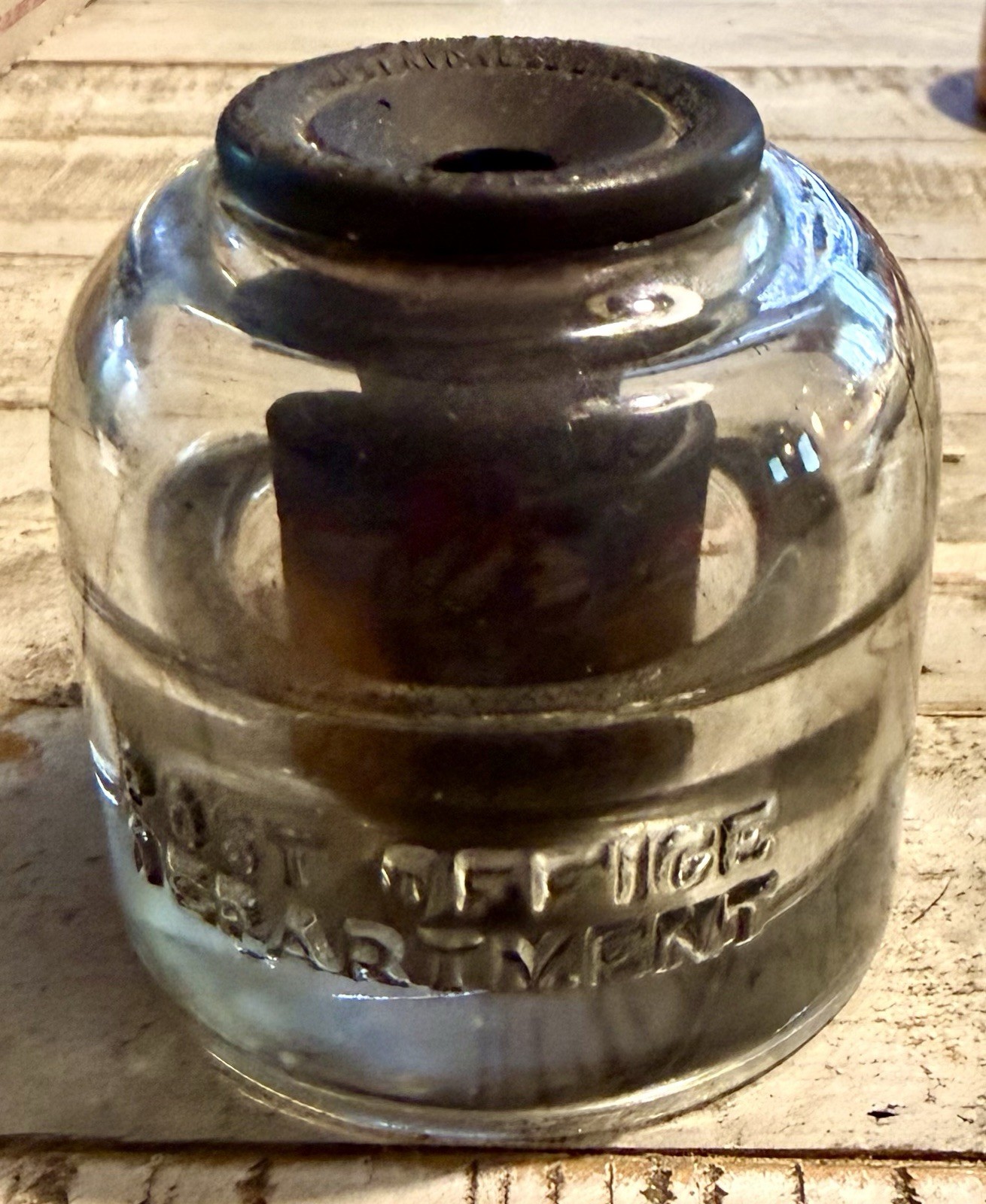RARE Antique Sengbusch Self-Closing Inkstand 1907 Post Office Dept Inkwell RARE Antique Sengbusch Self-Closing Inkstand 1907 Post Office Dept Inkwell