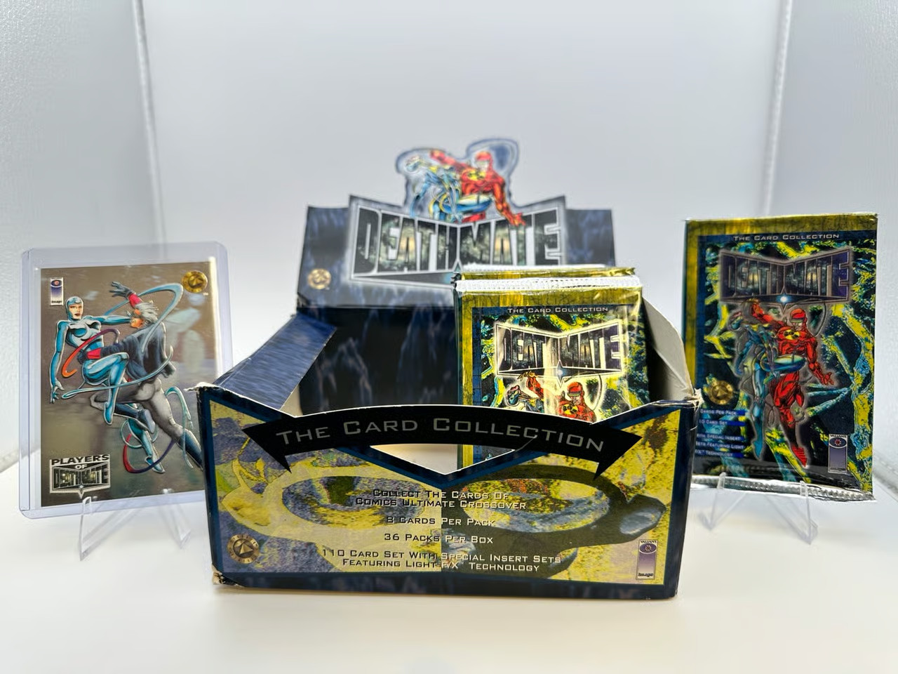 1993 Upper Deck Deathmate The Card Collection Trading Card Booster Box 14 packs