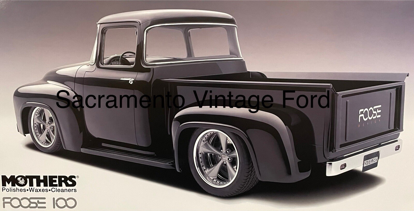 Chip Foose Design 1956 Ford F100 Pickup Truck Poster Hot Rod Custom Art Chip Foose Design 1956 Ford F100 Pickup Truck Poster Hot Rod Custom Art