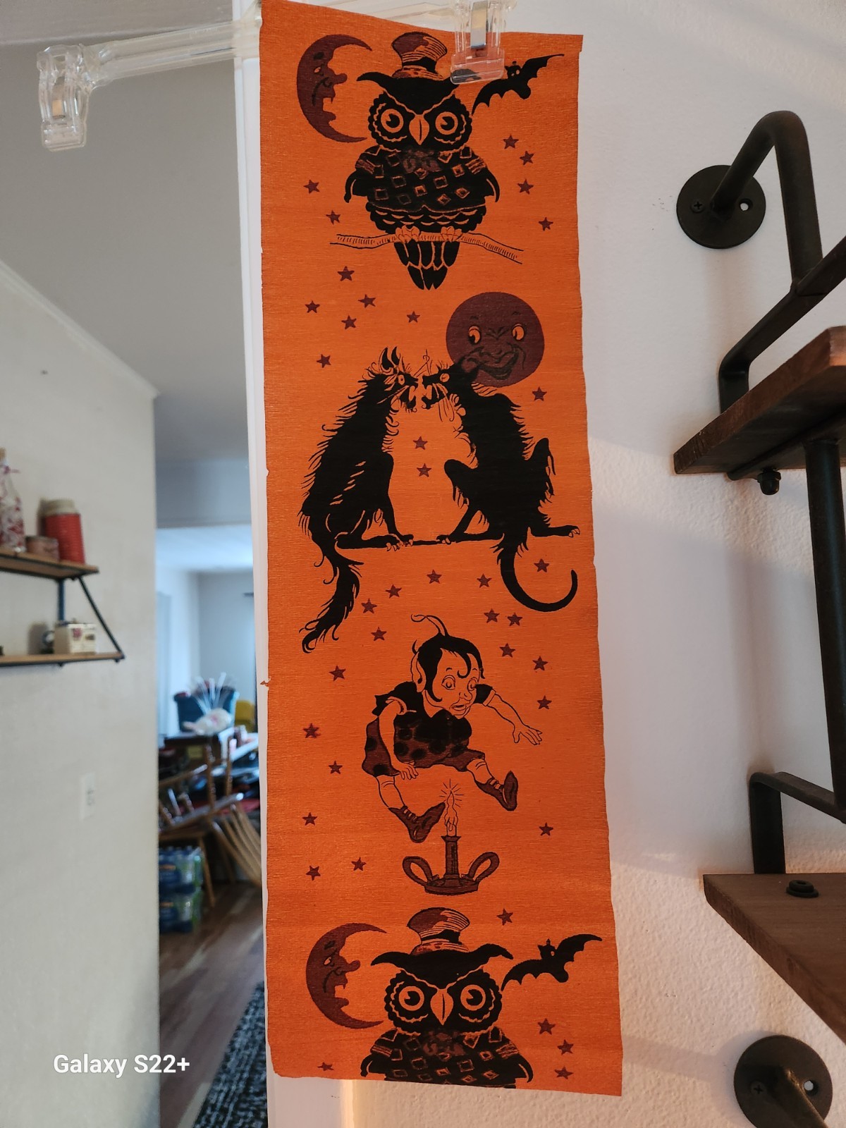 Antique Halloween Velvo Crepe Paper American Tissue Mills 1920's