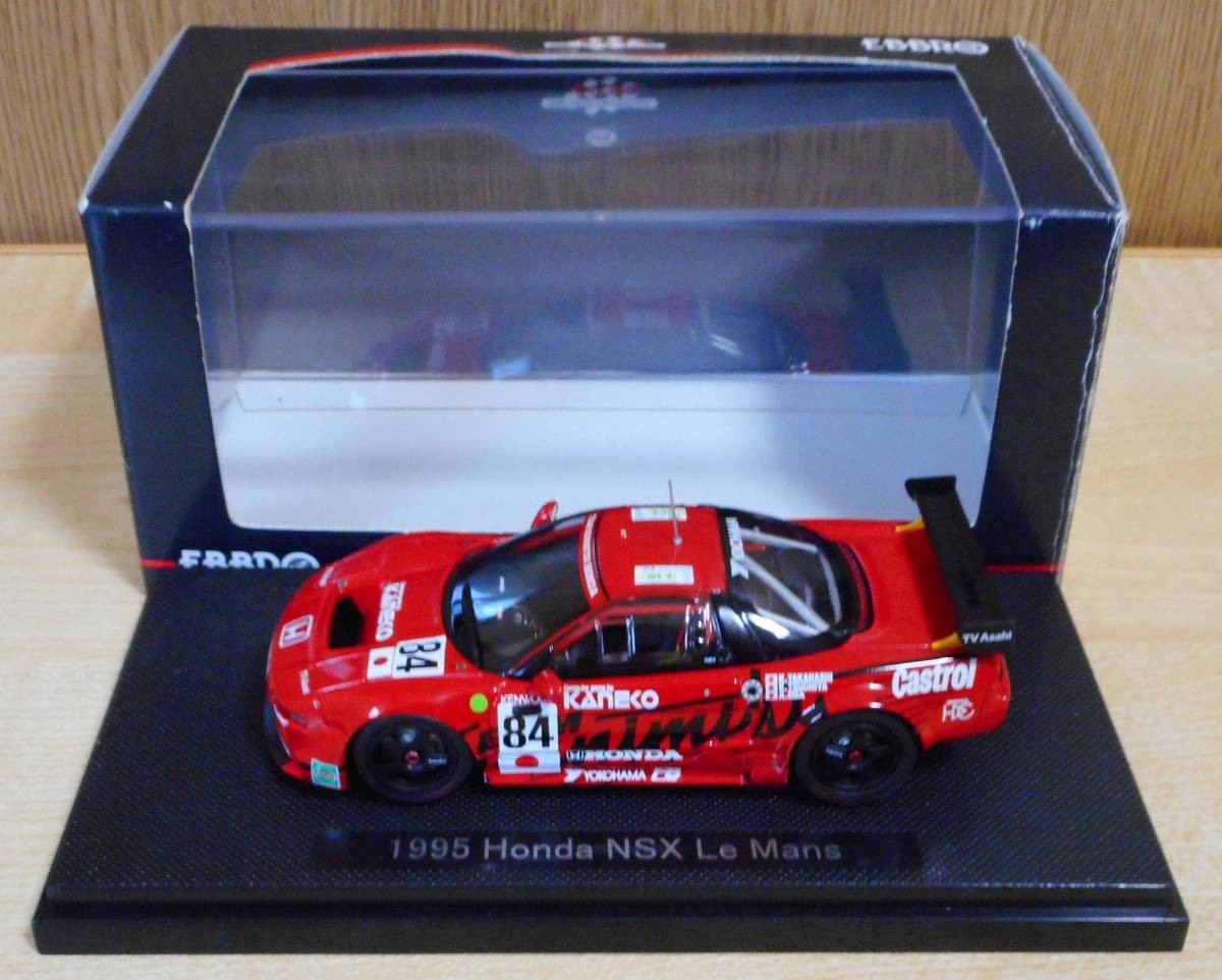 Honda NSX Le Mans 1/43 EBBRO Team Kunimitsu 1995 14Y+ JAPAN
