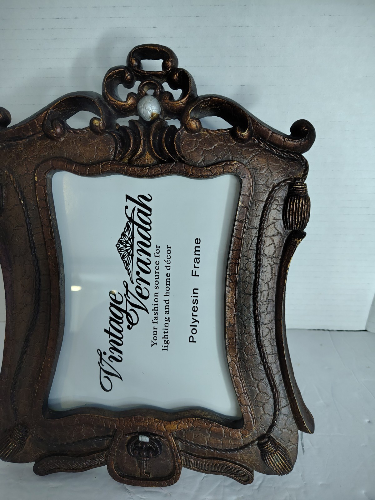 Vintage Verandah 4X6 Antigue Style Bronze Polyresin Picture Frame Vintage Verandah 4X6 Antigue Style Bronze Polyresin Picture Frame