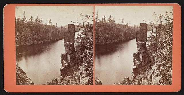 Photo:St. Paul Minnesota Devils Chair River Gorge Stereoview 1860s-1920s
