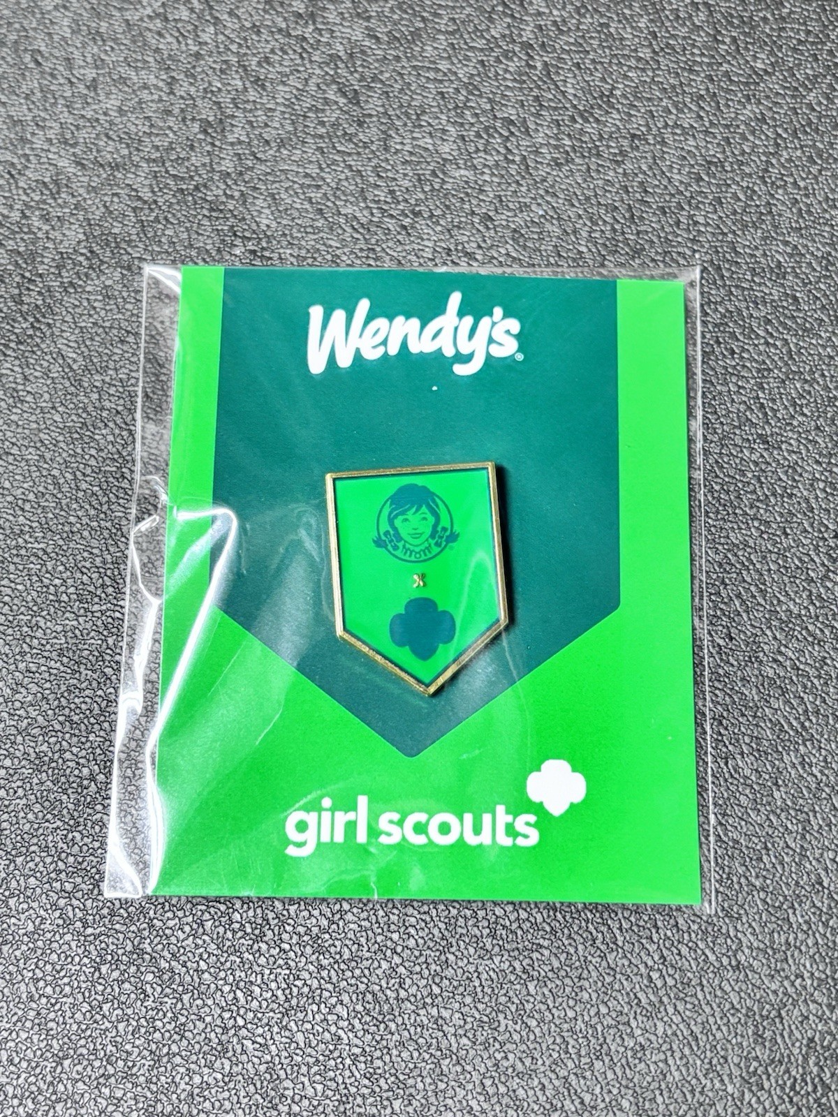 Wendy's 2025 Girl Scout Thin Mint Frosty Enamel Pin - NEW