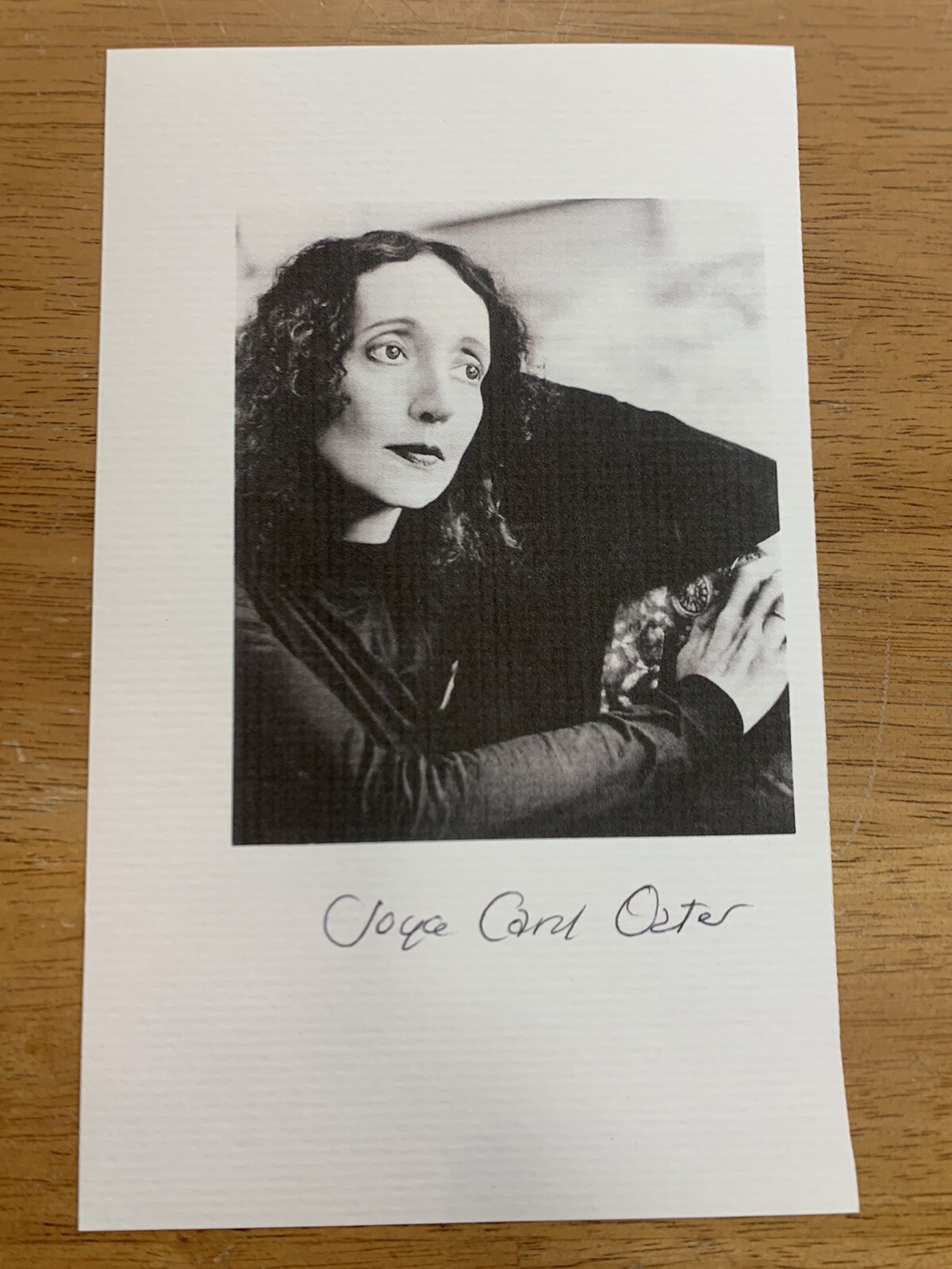 Joyce Carol Oates Author Signed Photo Autographed New 