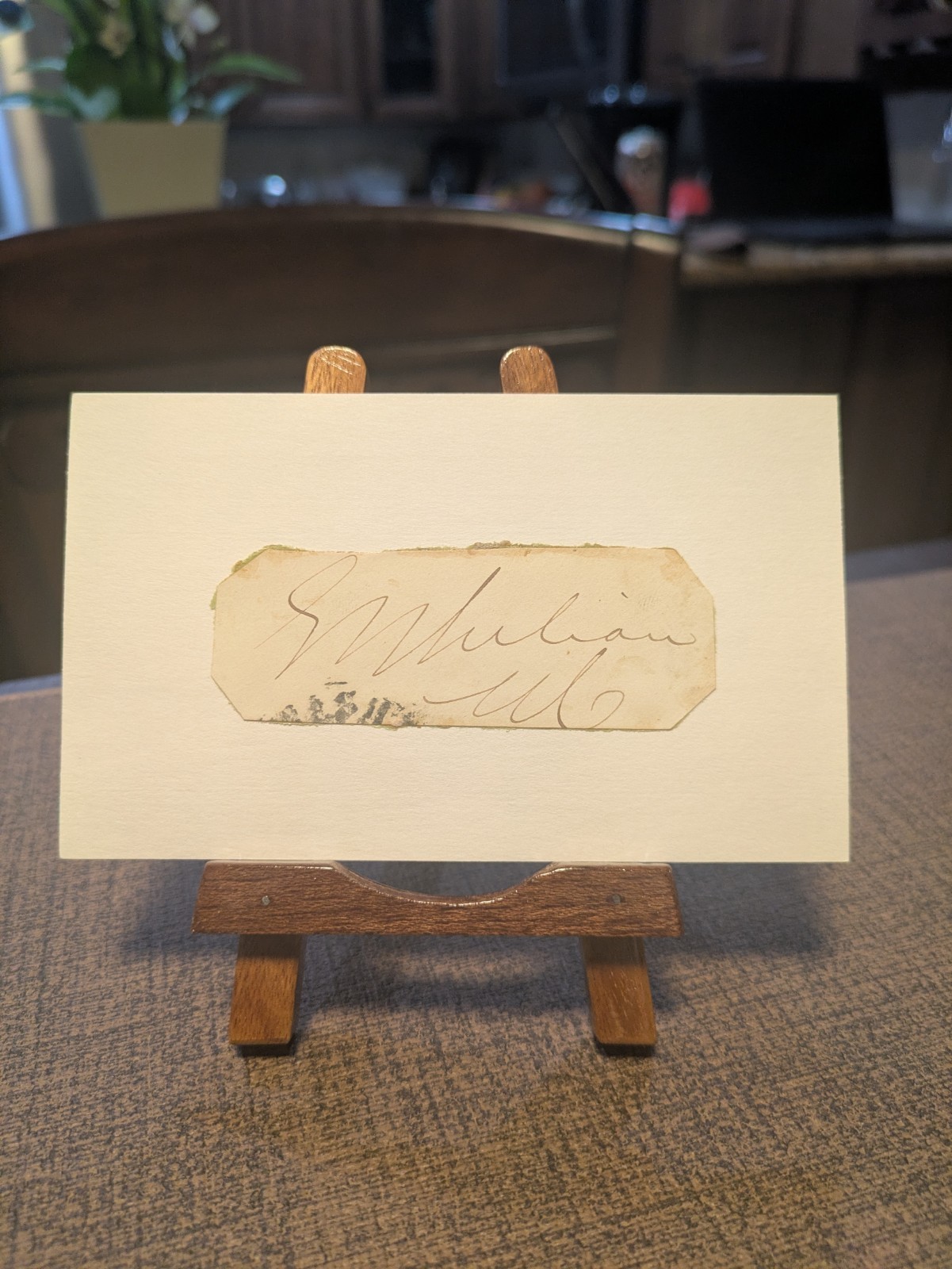 George Washington Julian Autograph Signed Cut – U.S. Congressman & Abolitionist