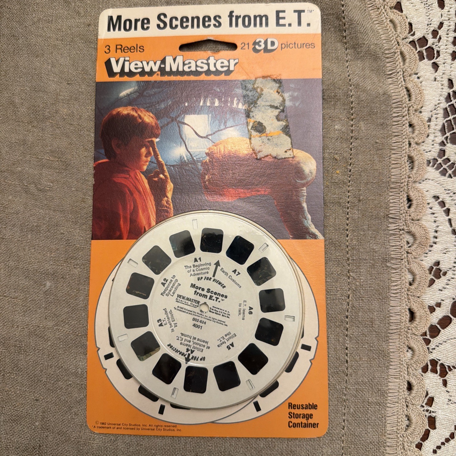 NOS View-Master 3D MORE SCENES FROM E.T. 3 Reels 1982 Sealed Viewmaster NOS View-Master 3D MORE SCENES FROM E.T. 3 Reels 1982 Sealed Viewmaster