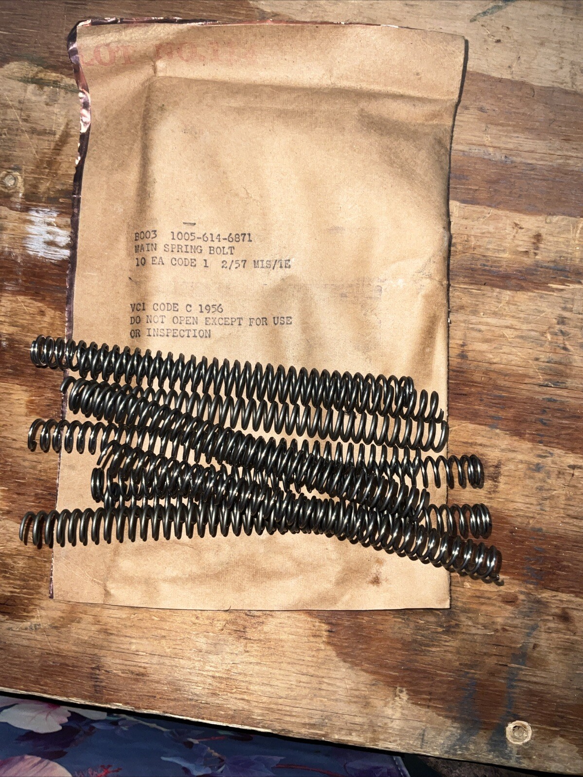 1903 A3 1903-A4 US Springfield Rifle Main Spring NOS USGI Individual Springs