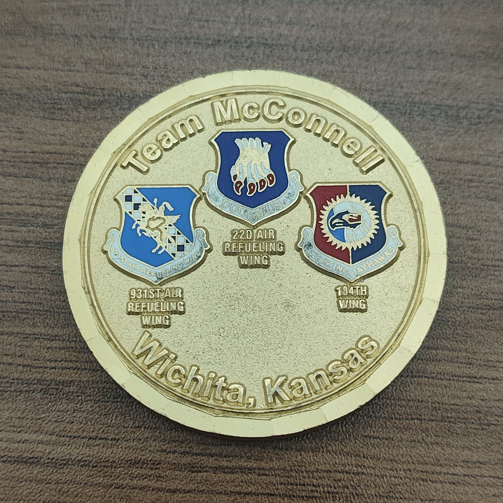 Team Mcconnell Wichita, Kansas Mission Wichita Challenge Coin