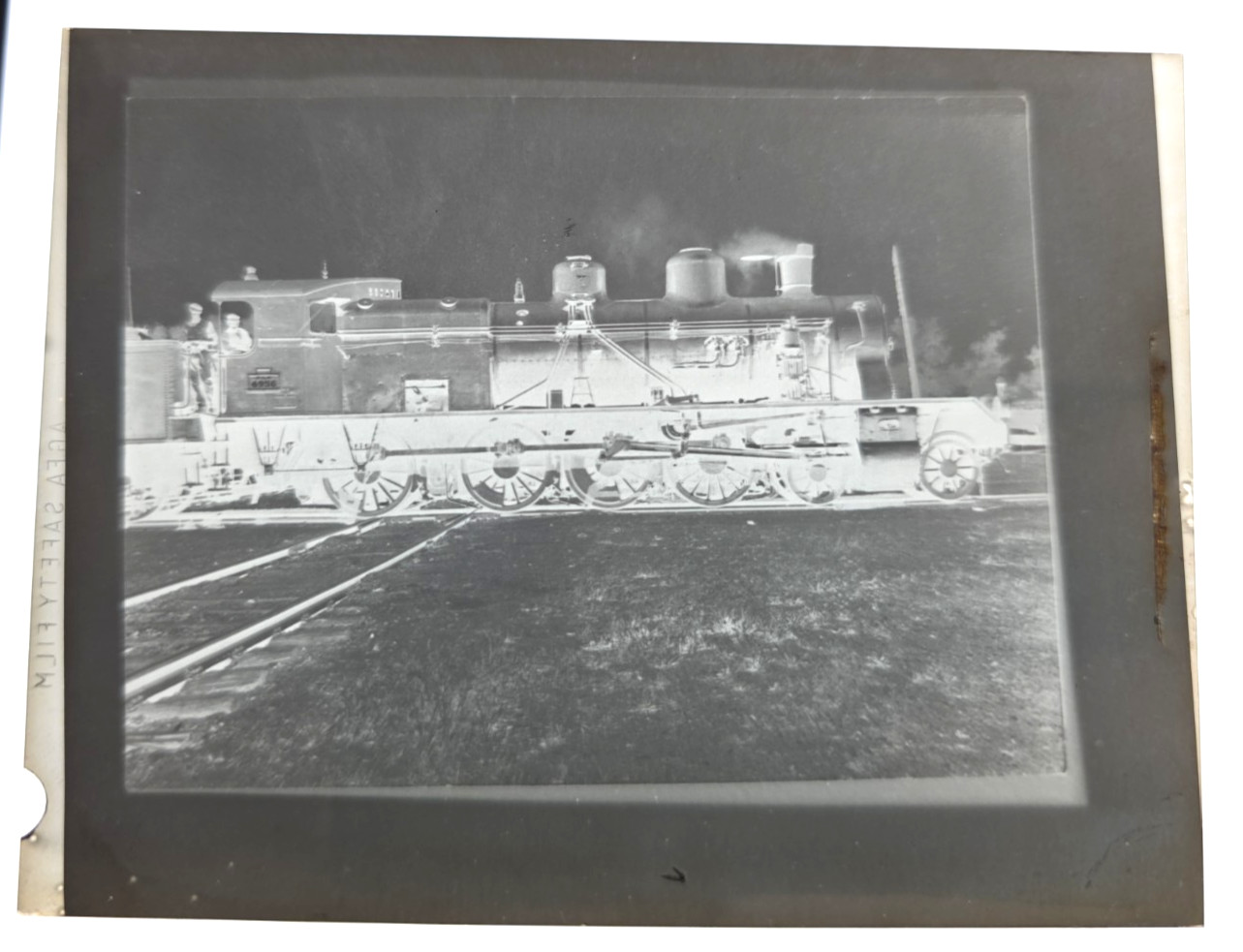 C. 1940s Paris-Lyon-Méditerranée PLM Railroad No. 4956 4-8-0 Copy Negative