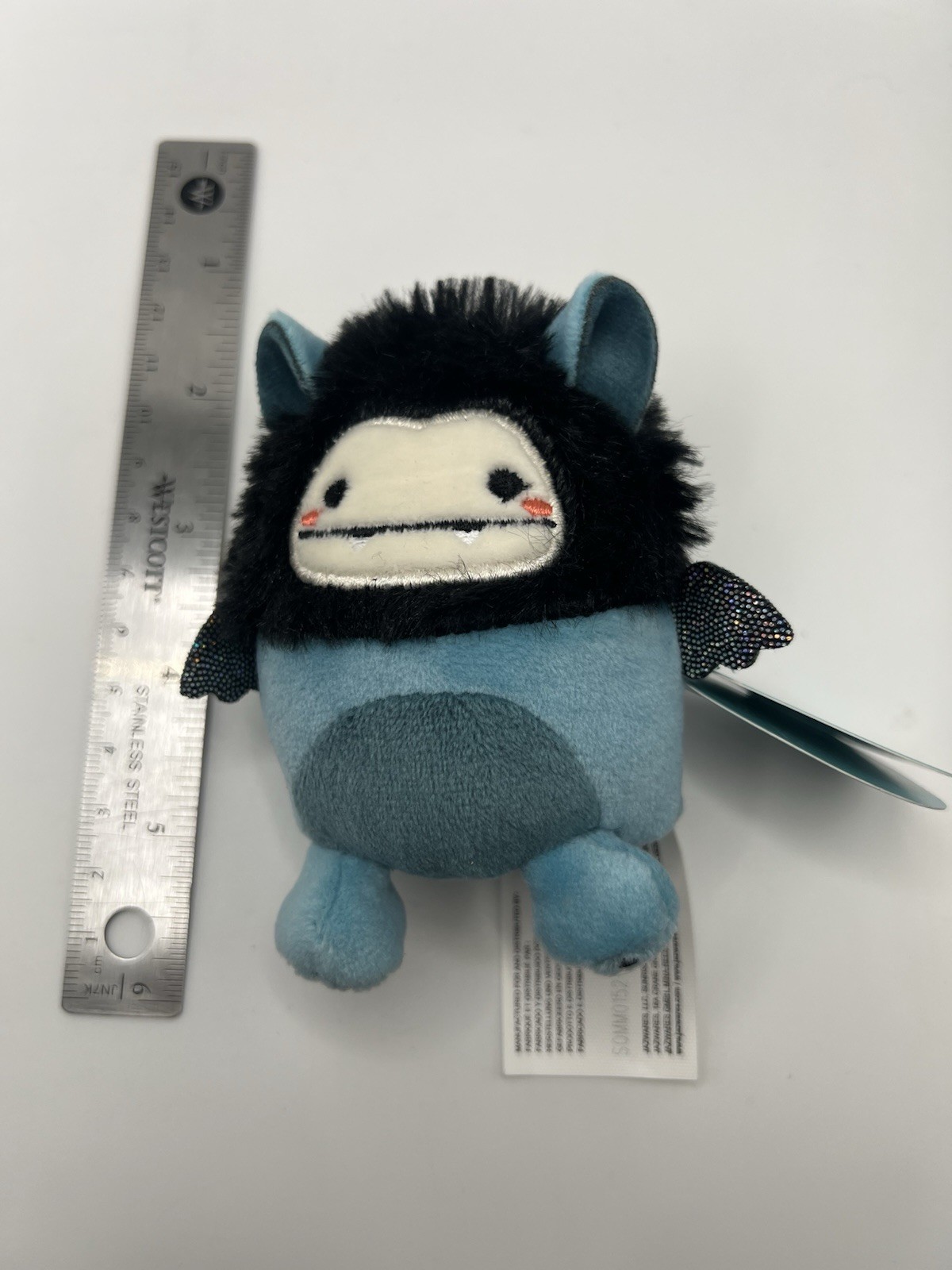 Squishmallows Micromallows | Skip the Blue Bat Bigfoot 3.5”